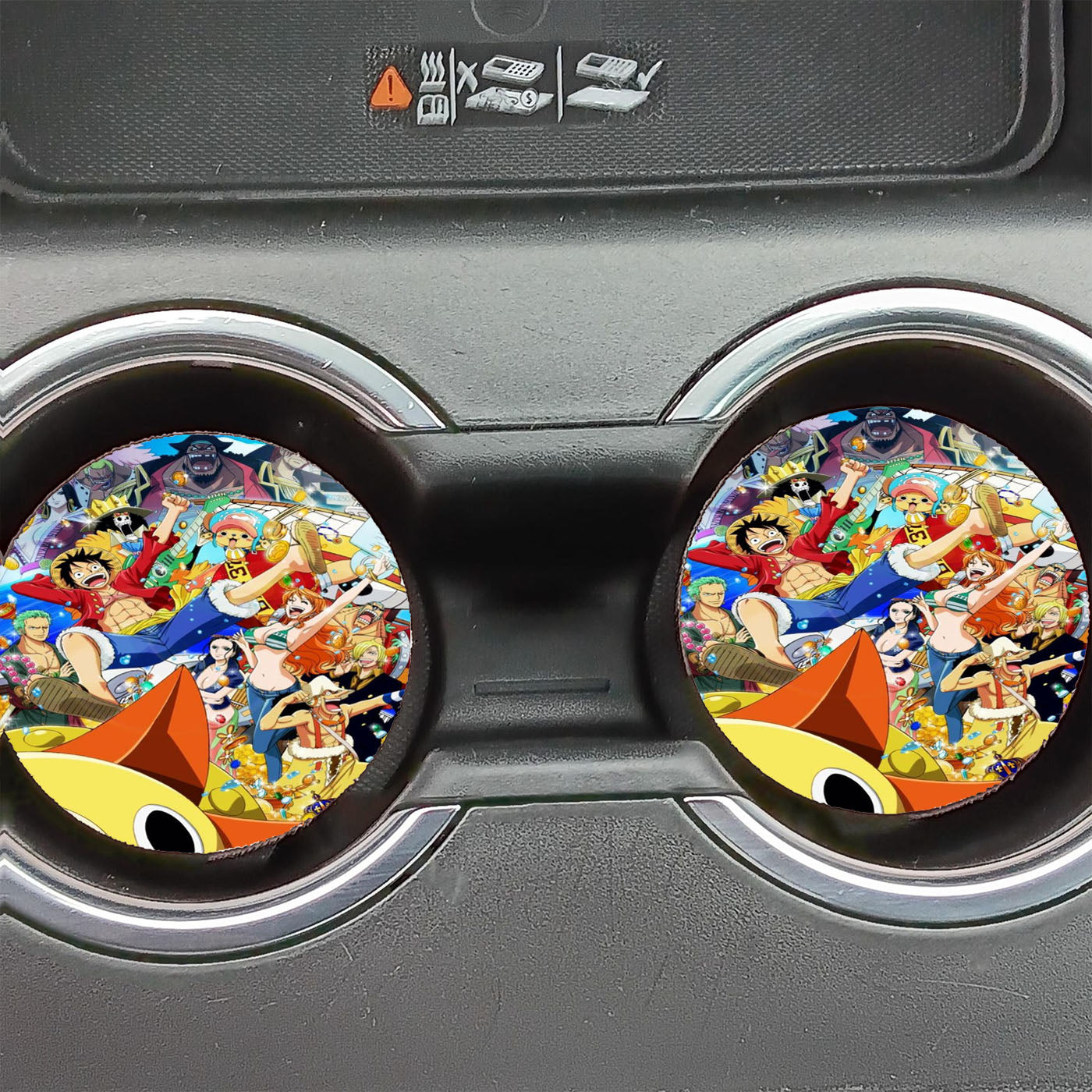 Luffy Law Kid X Rea Car Coasters