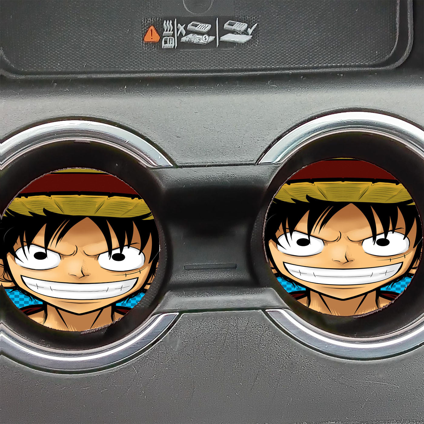 Luffy One Piece Car Coasters