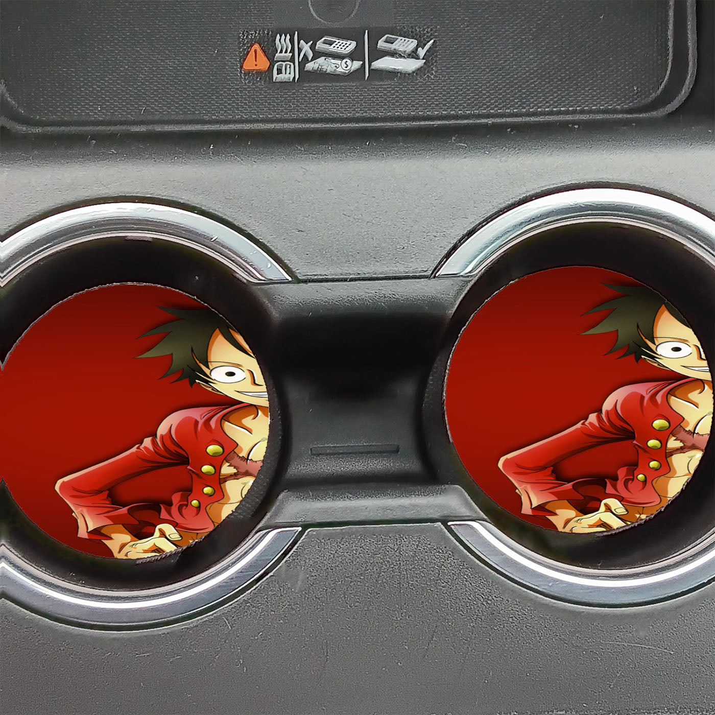 Luffy One Piece Cool Style Car Coasters