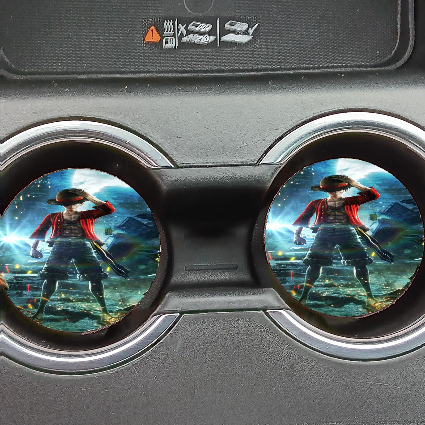 Luffy Onepiece Full Haki Car Coasters