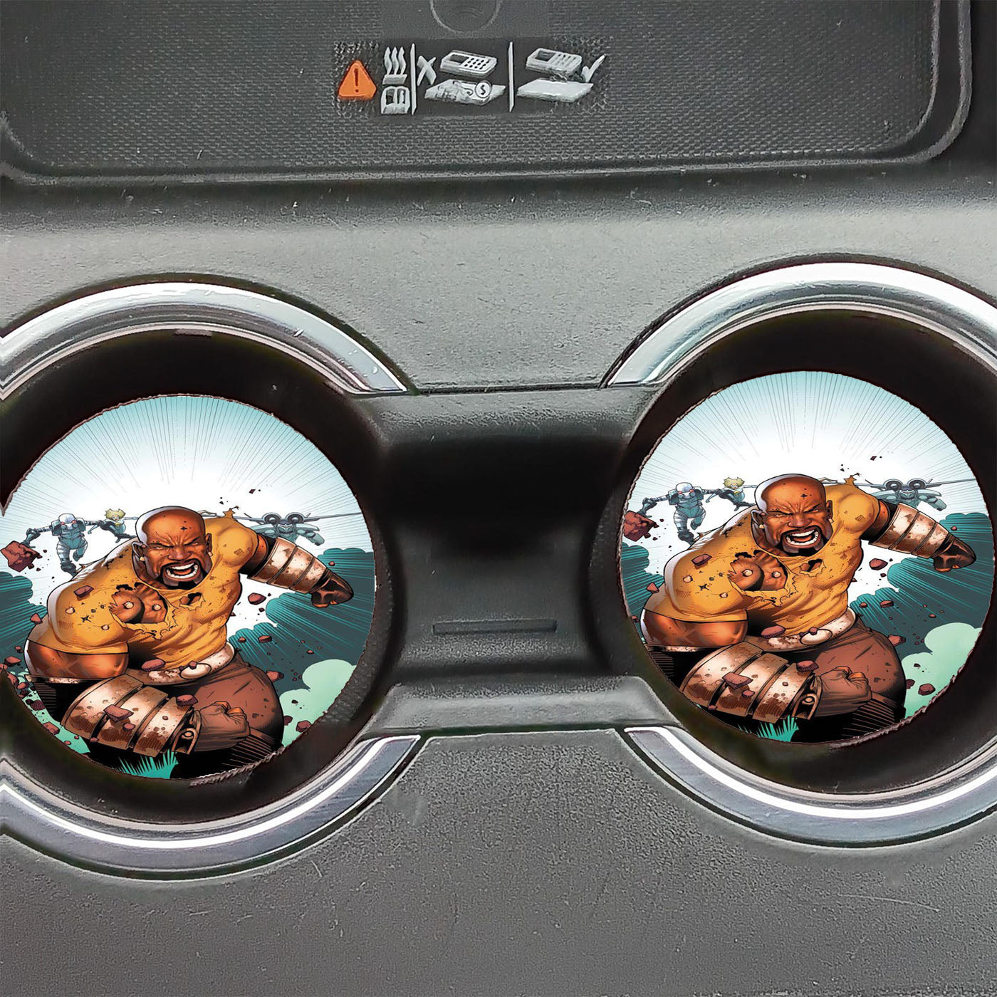 Luke Cage Marvel Comic Car Coasters