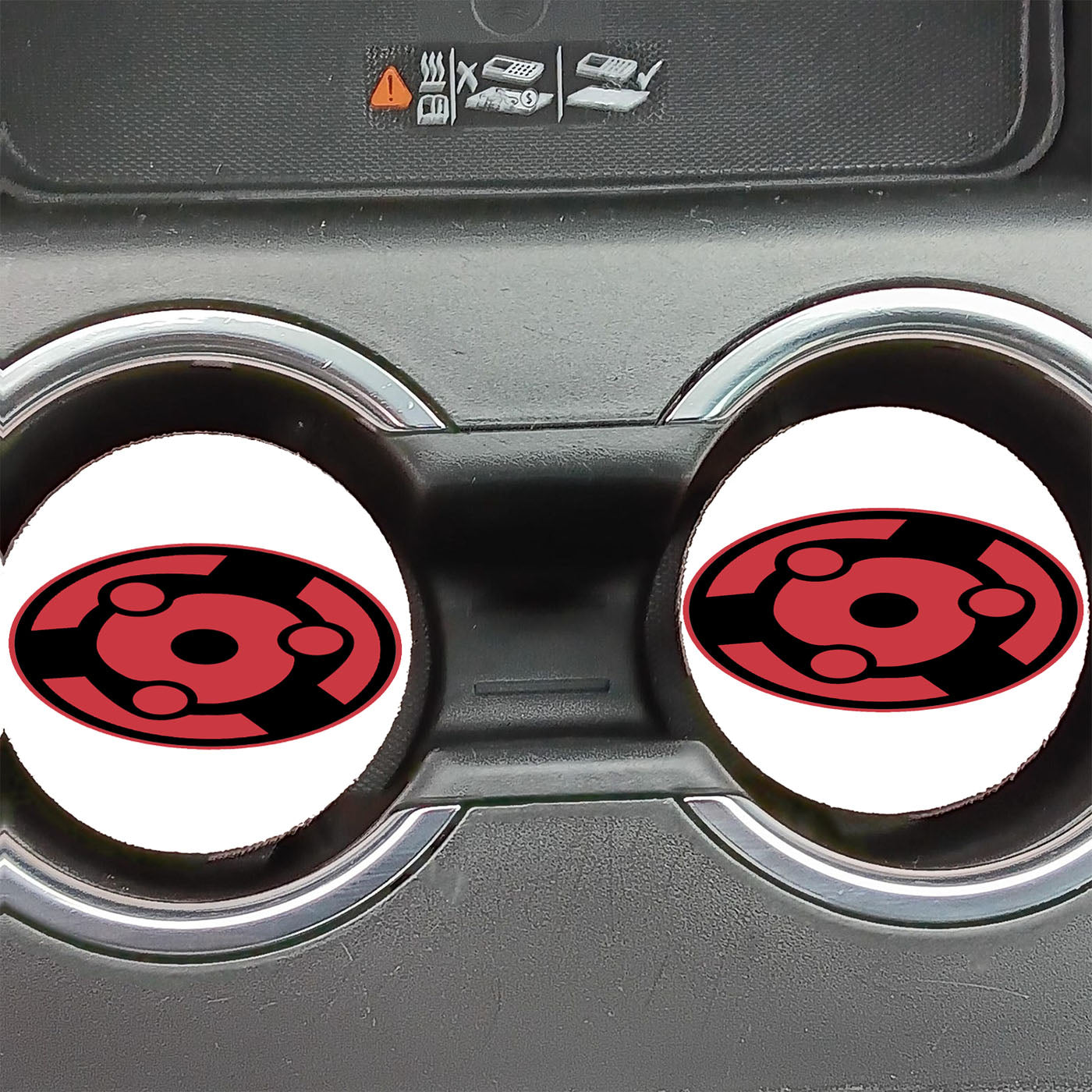 Madara Uchiha Eternal Mangekyou Sharingan Car Coasters