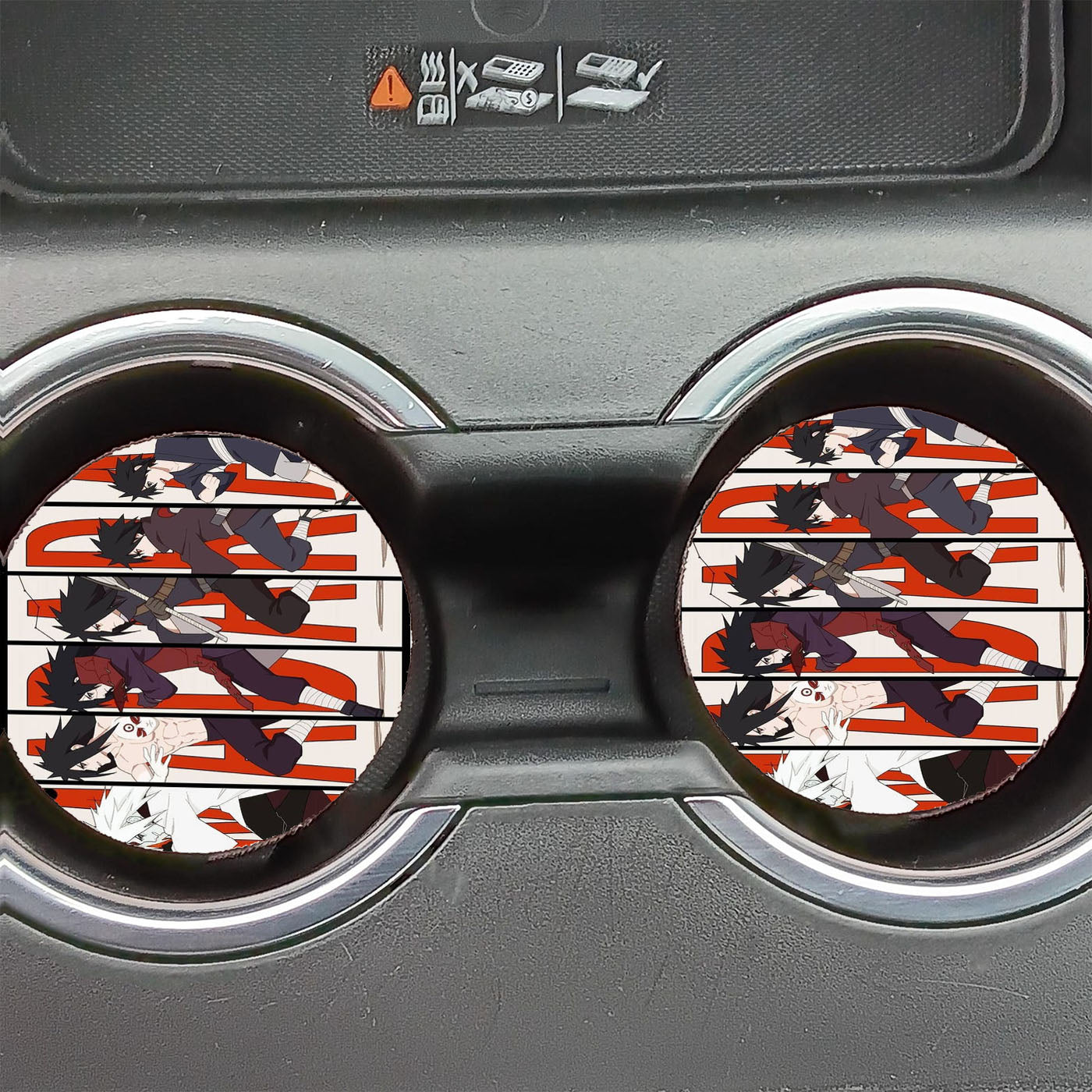 Madara Uchiha Evolution Collages Car Coasters