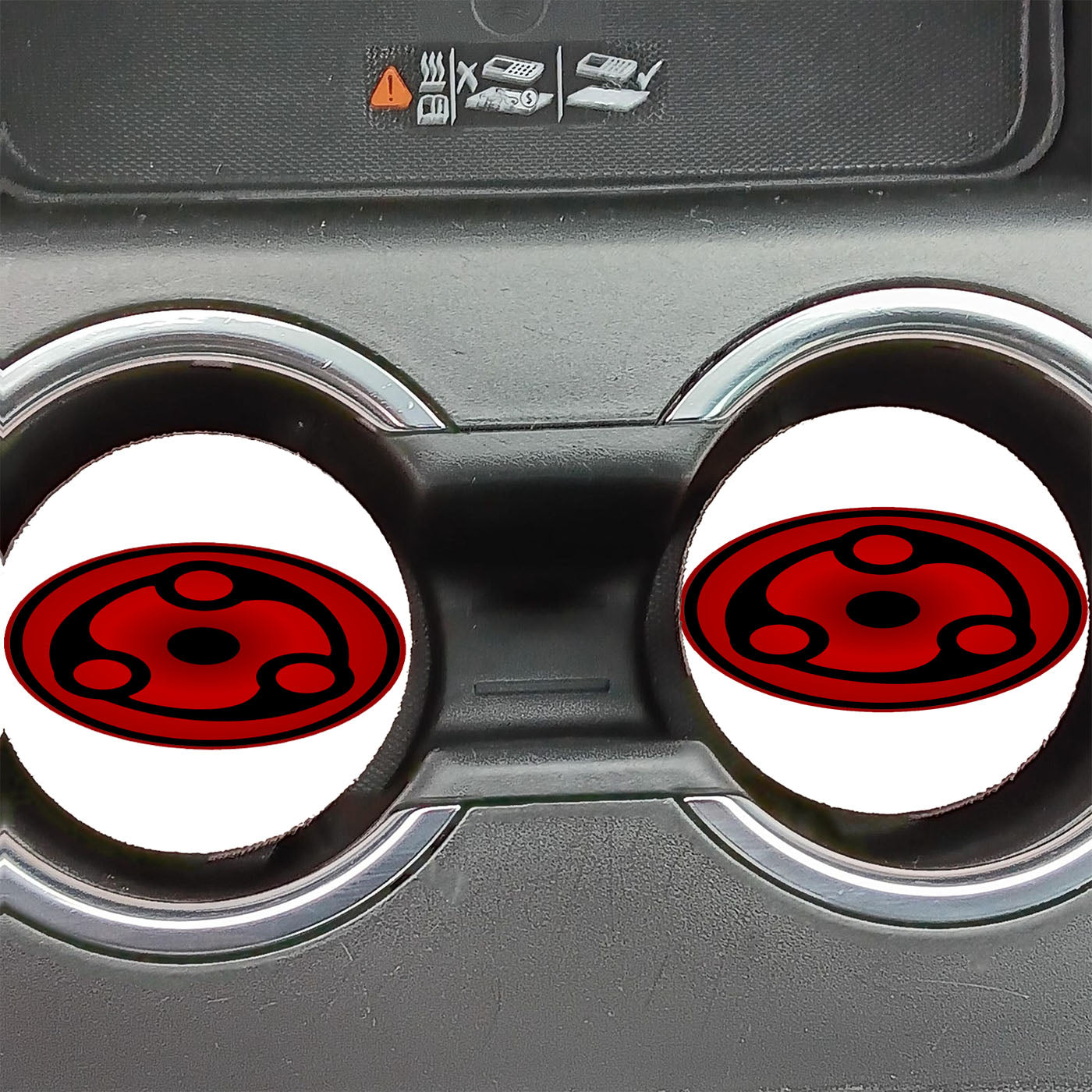 Madara Uchiha Mangekyou Sharingan Car Coasters