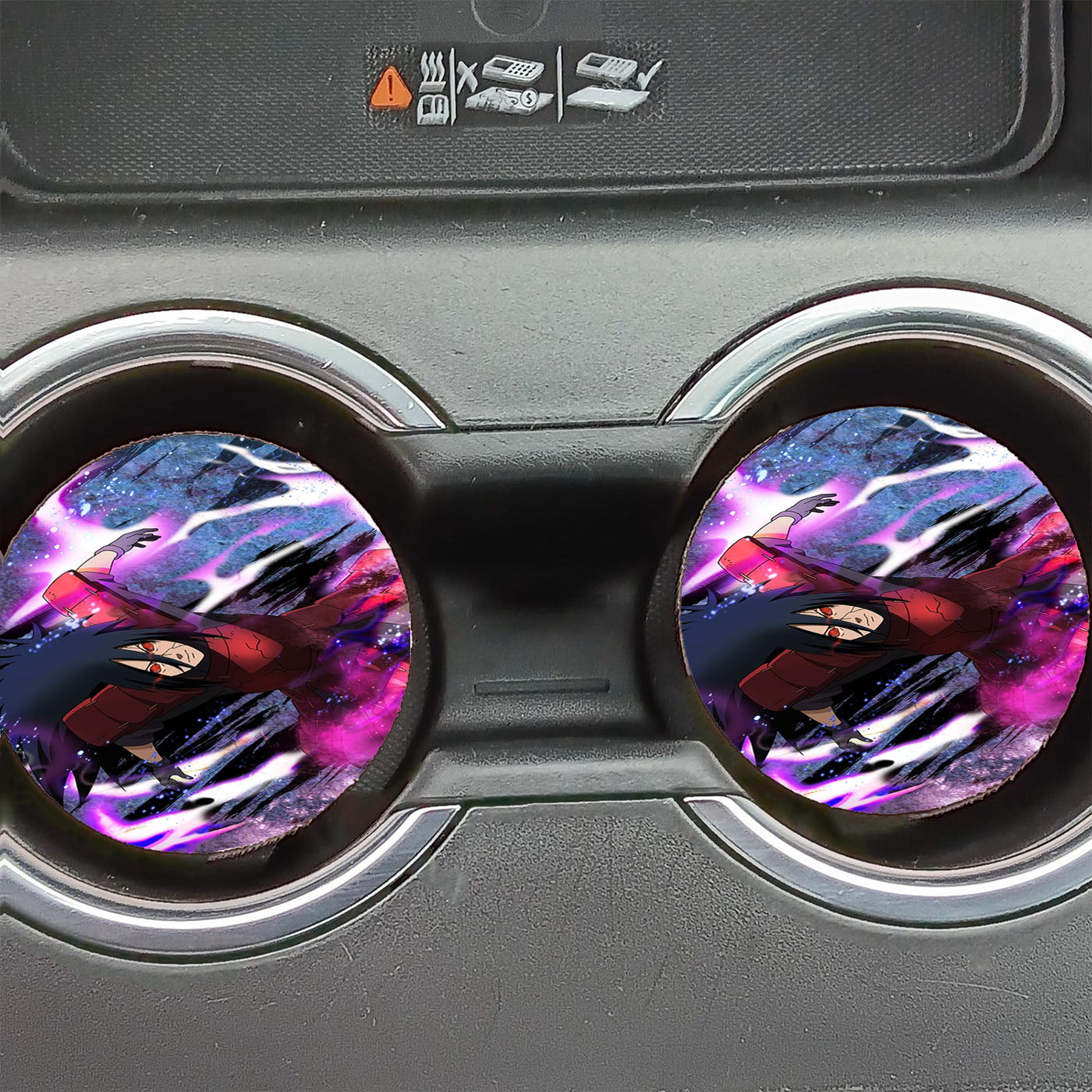 Madara Uchiha Power Of Life Or Death Car Coasters