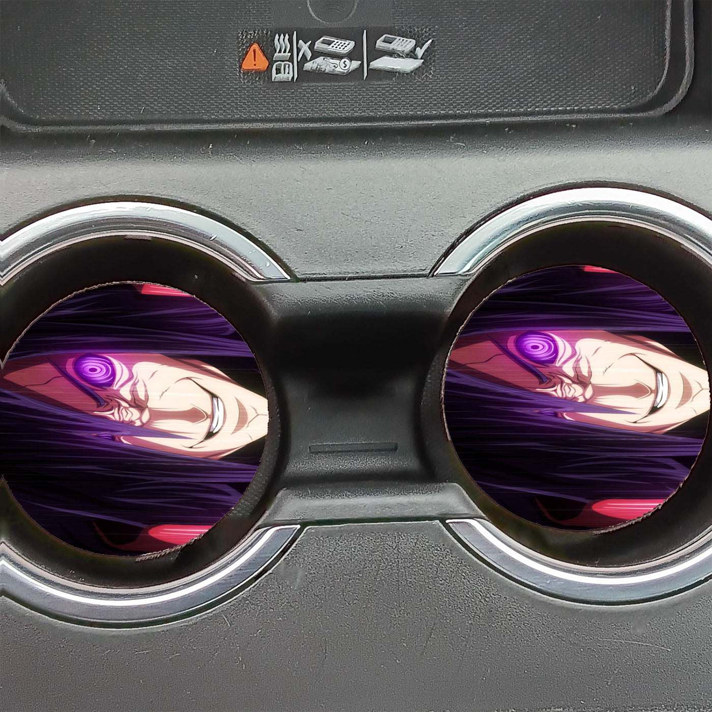 Madara Uchiha Rinnegan Eye Car Coasters