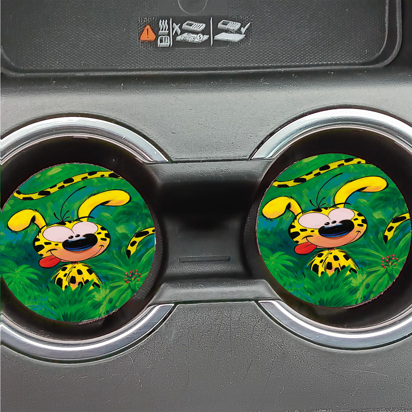 Male Marsupilami Disney Cartoon Car Coasters