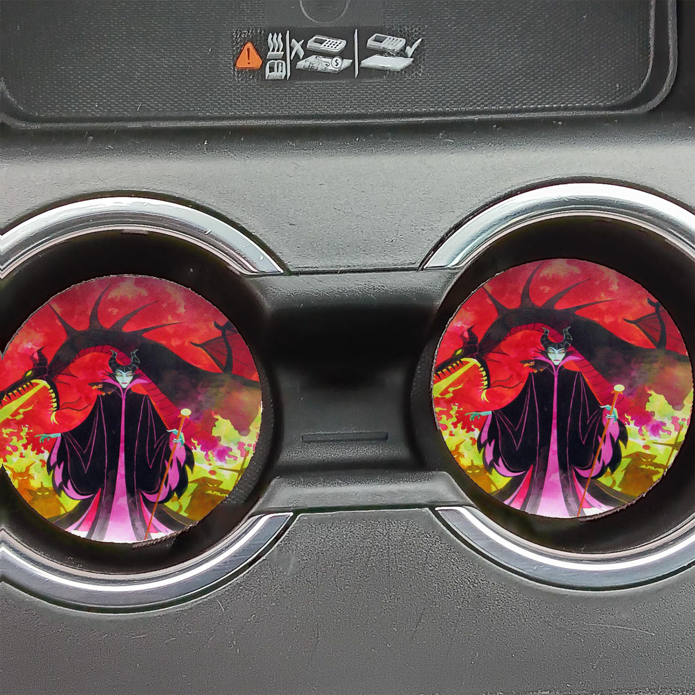 Maleficent Car Coasters