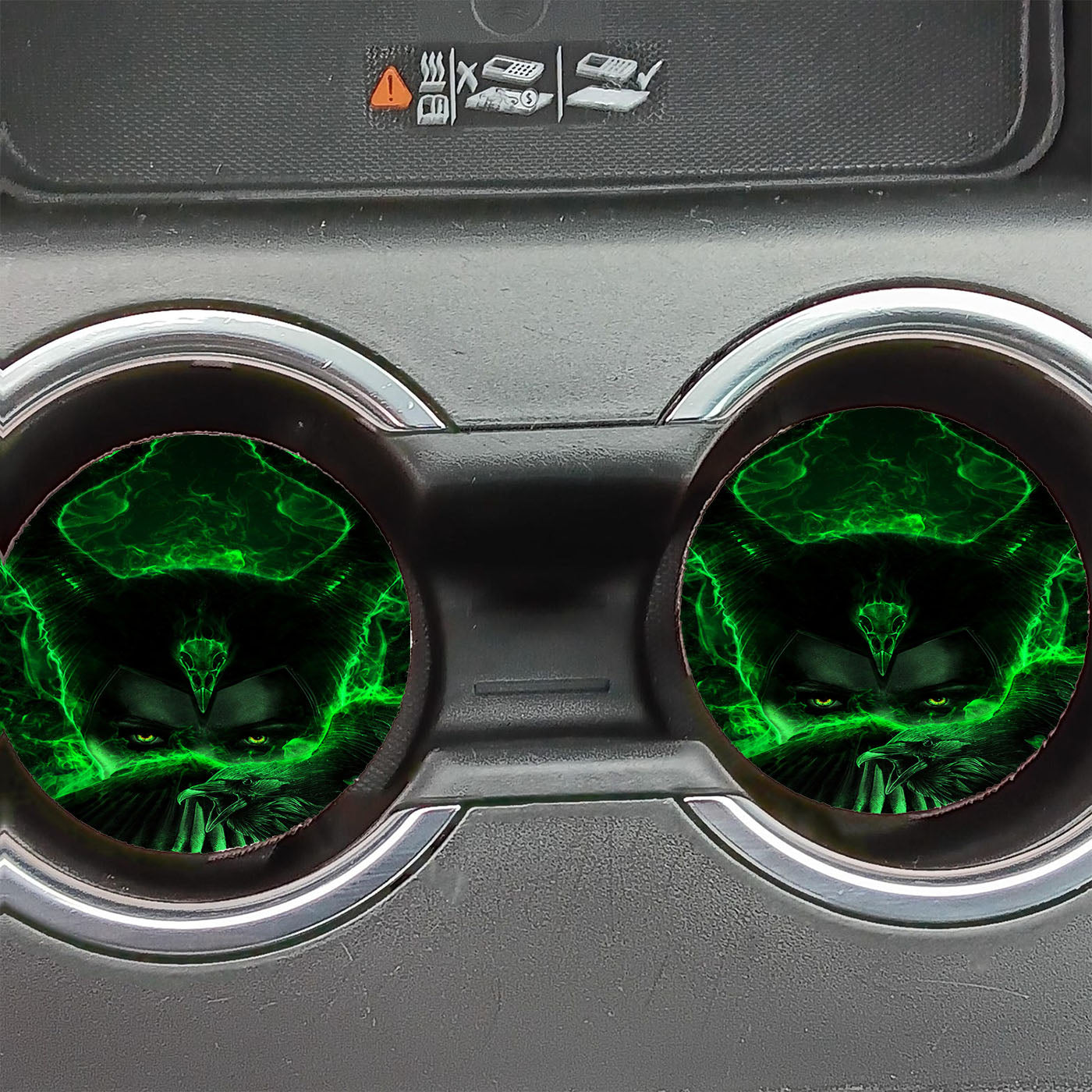 Maleficent 2 2019 Green Car Coasters