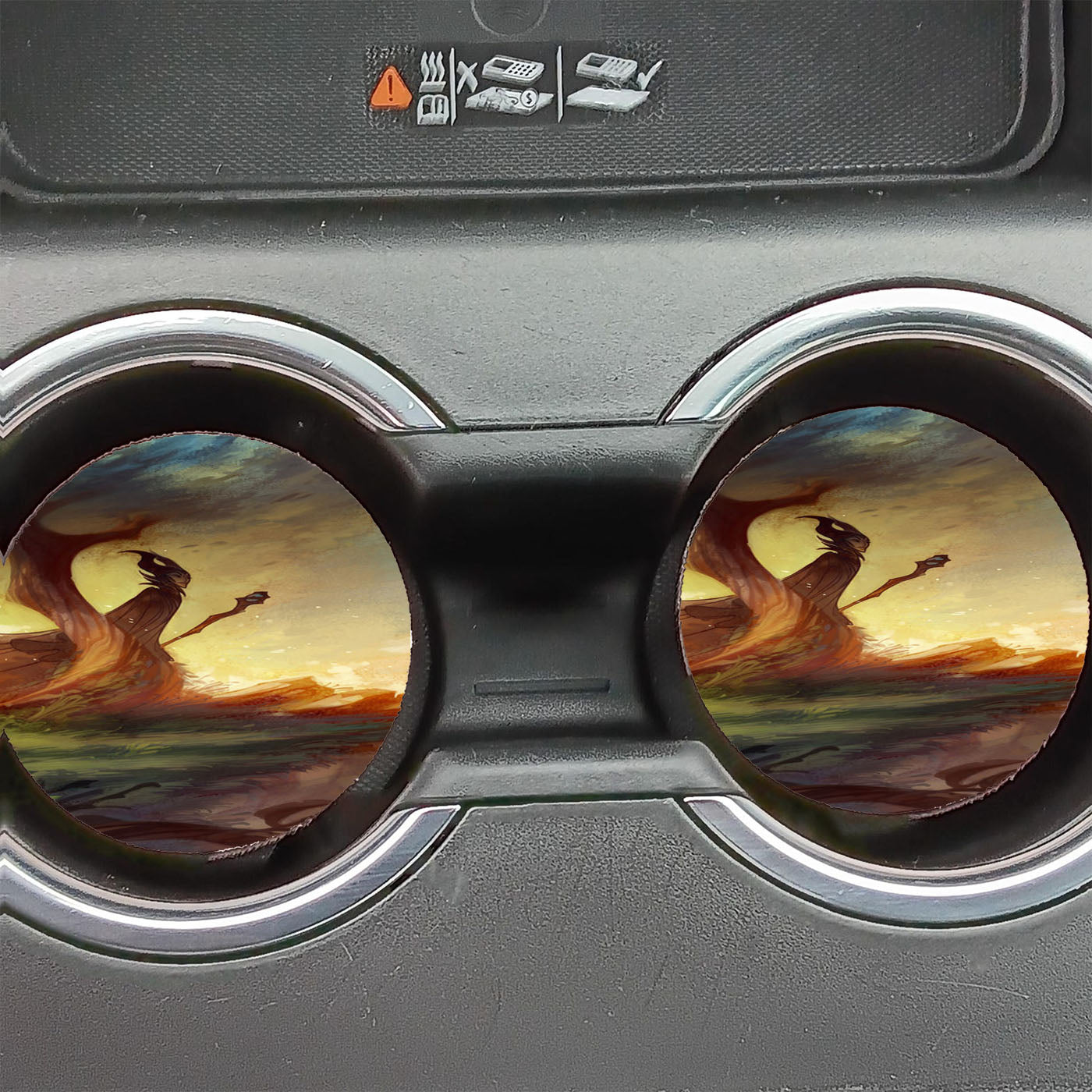 Malficent Disney Car Coasters