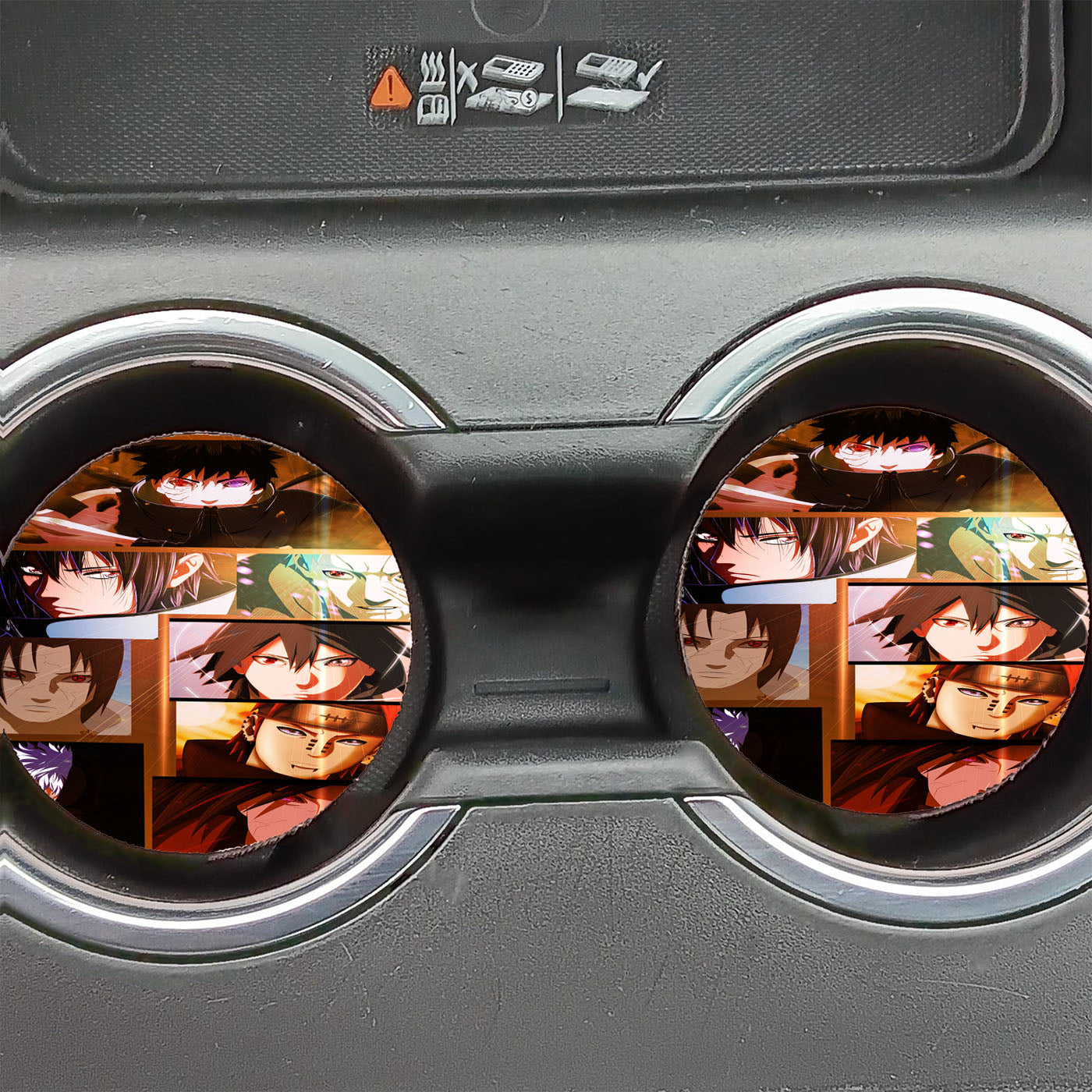 Mangekyo Sharingan Rinnegan Naruto Shippuden Car Coasters