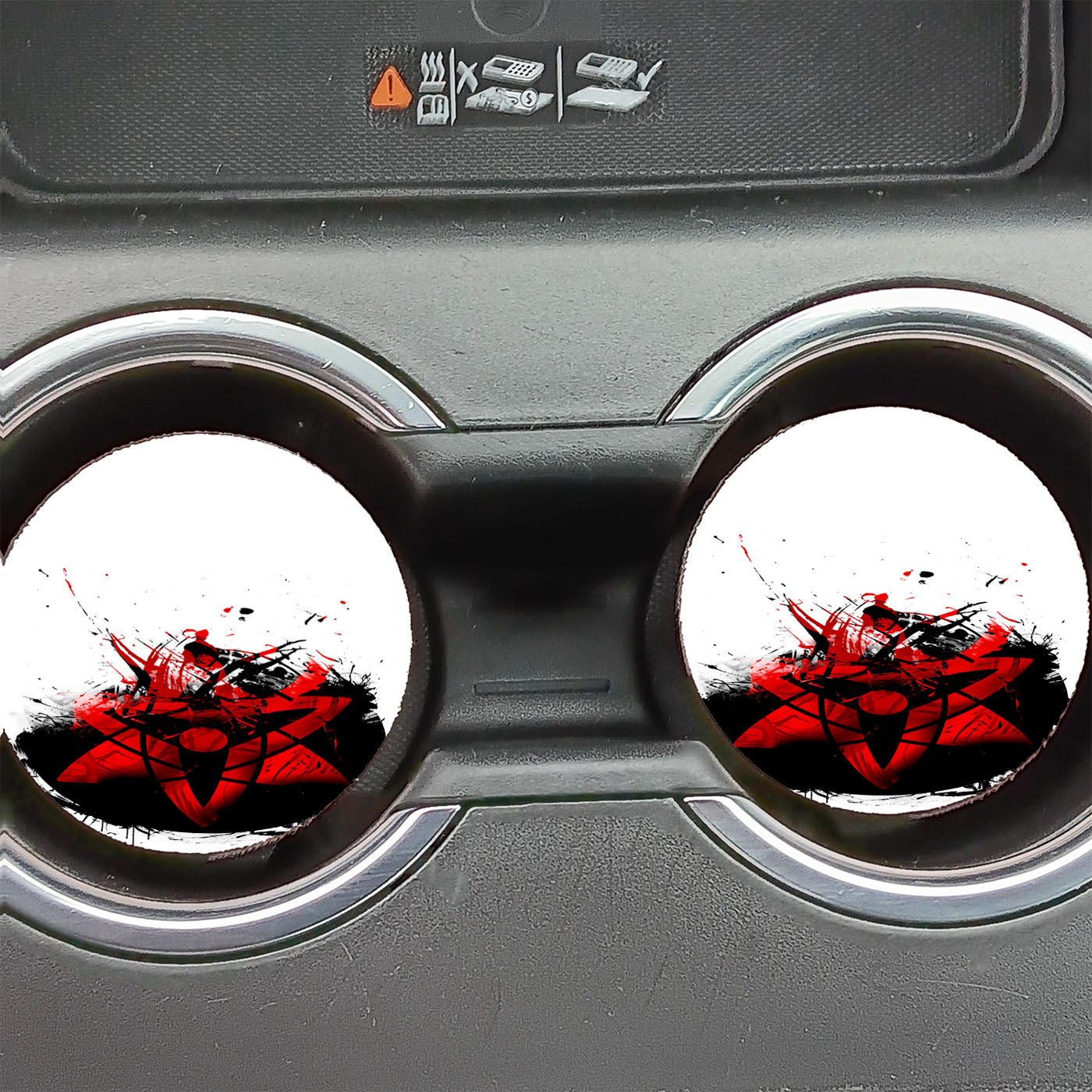 Mangekyou Sharingan Sasuke Car Coasters