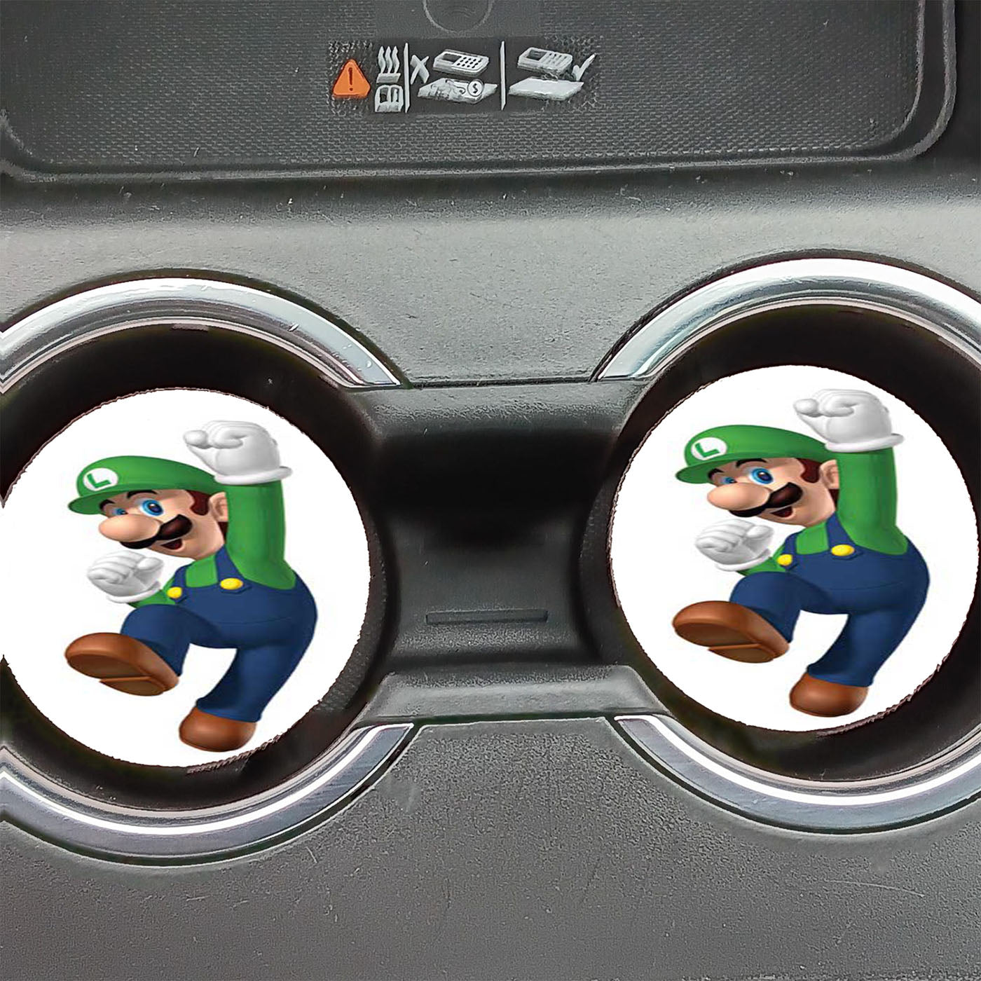 Mario Bros Luigi Car Coasters