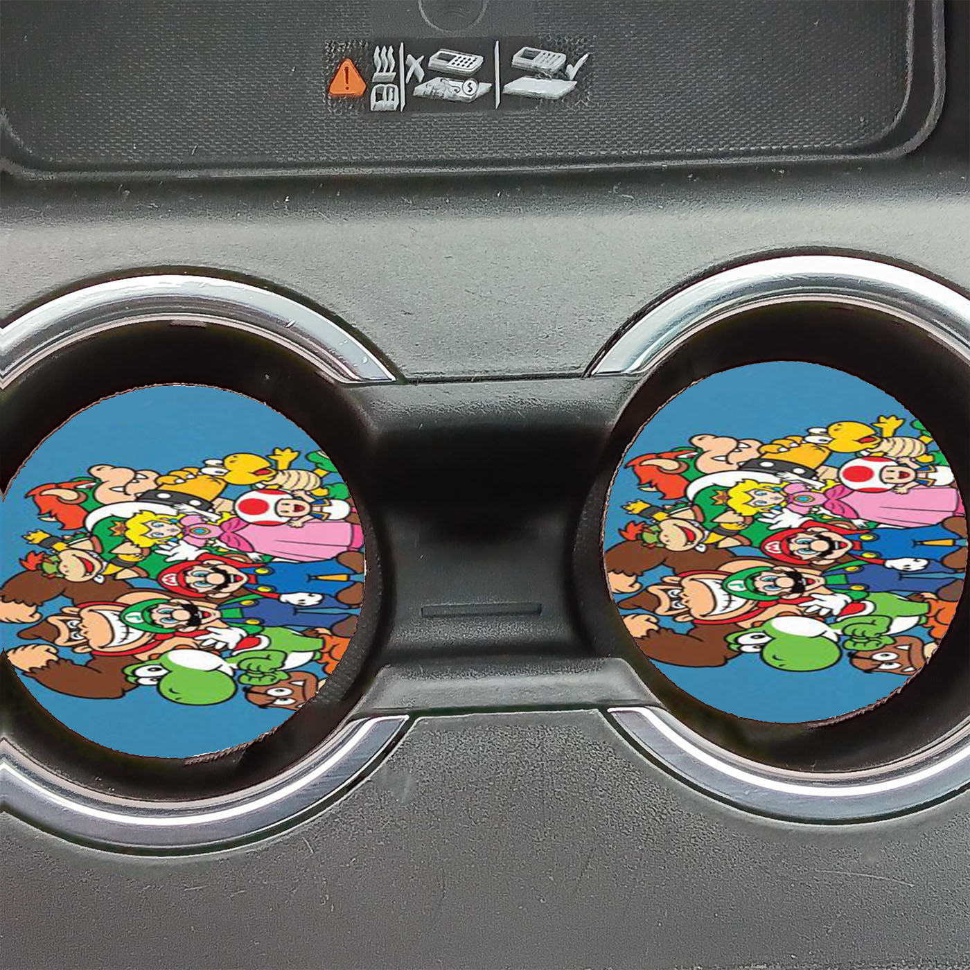 Mario Family Car Coasters