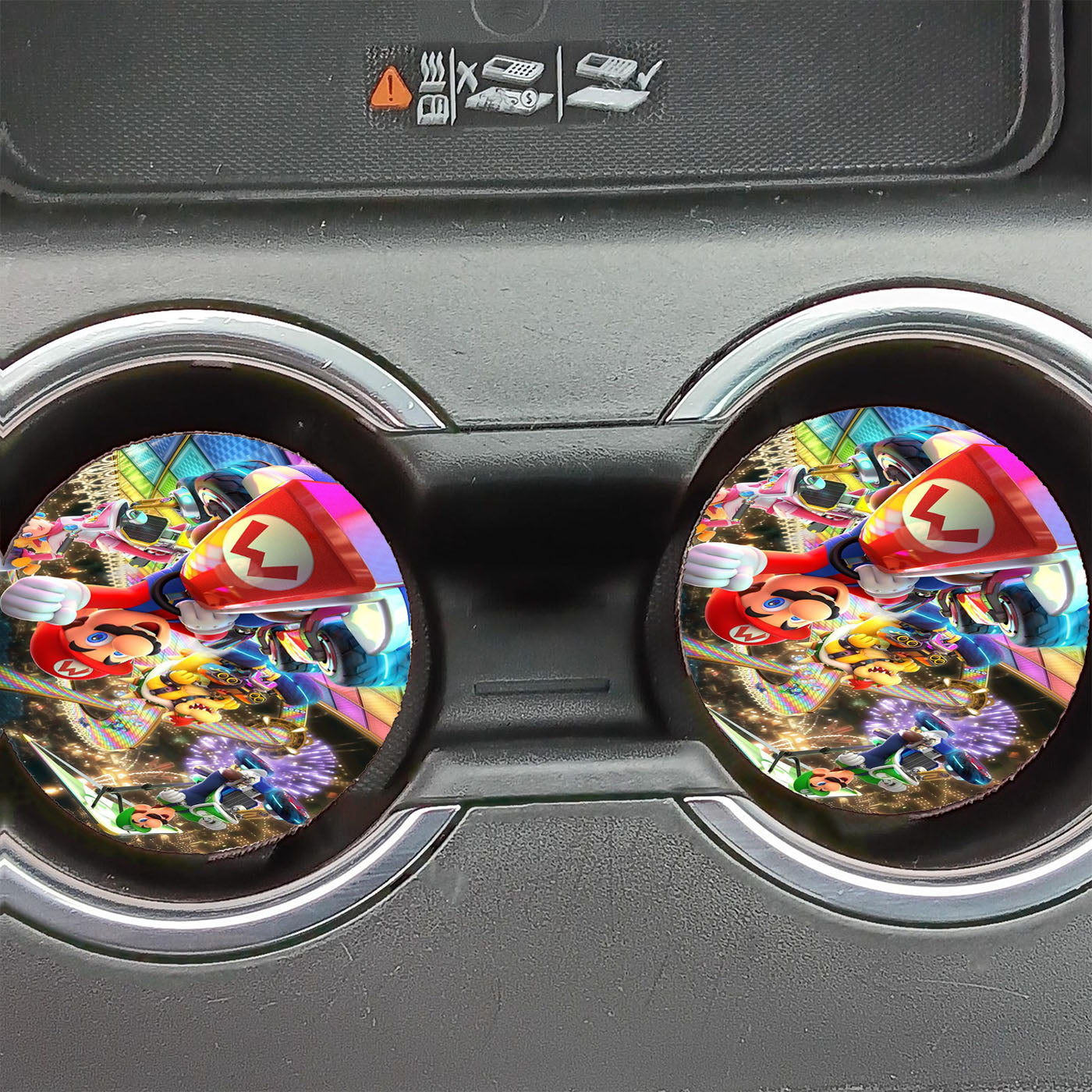 Mariokart 8 Race Wallpapers Car Coasters