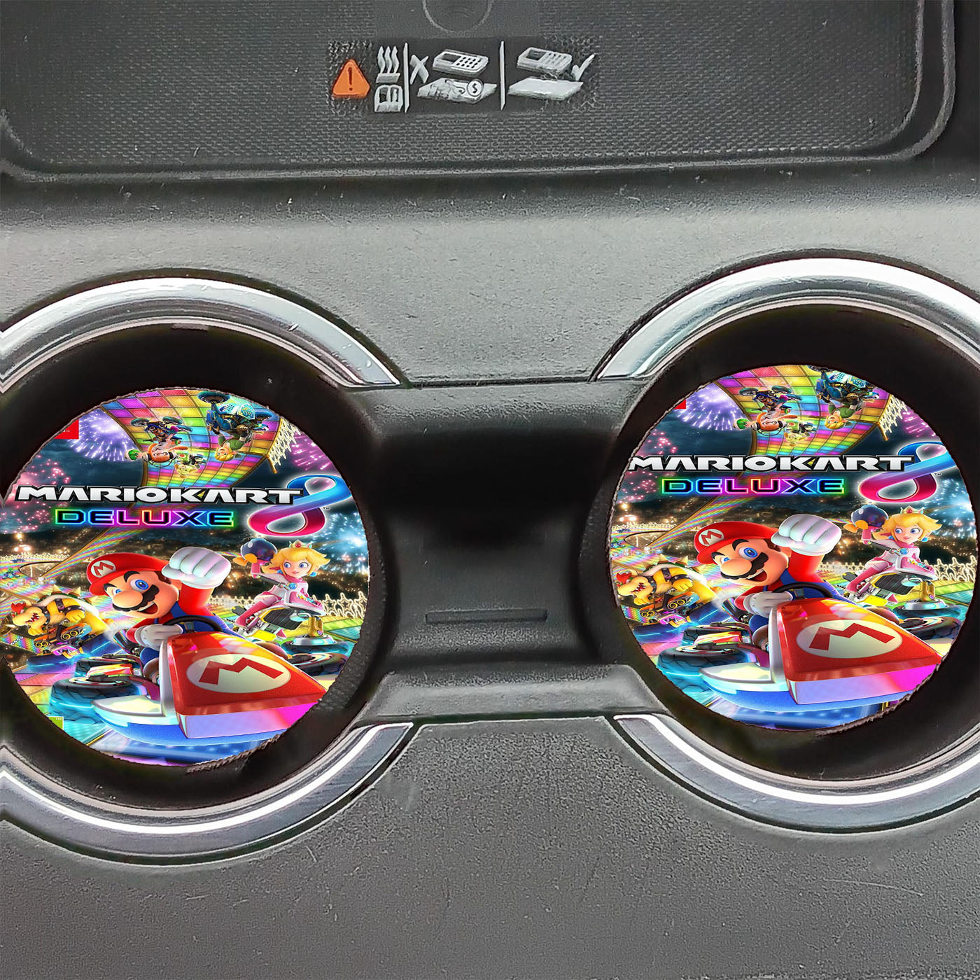 Mariokart Tour Deluxe Nintendo Wallpaper Car Coasters
