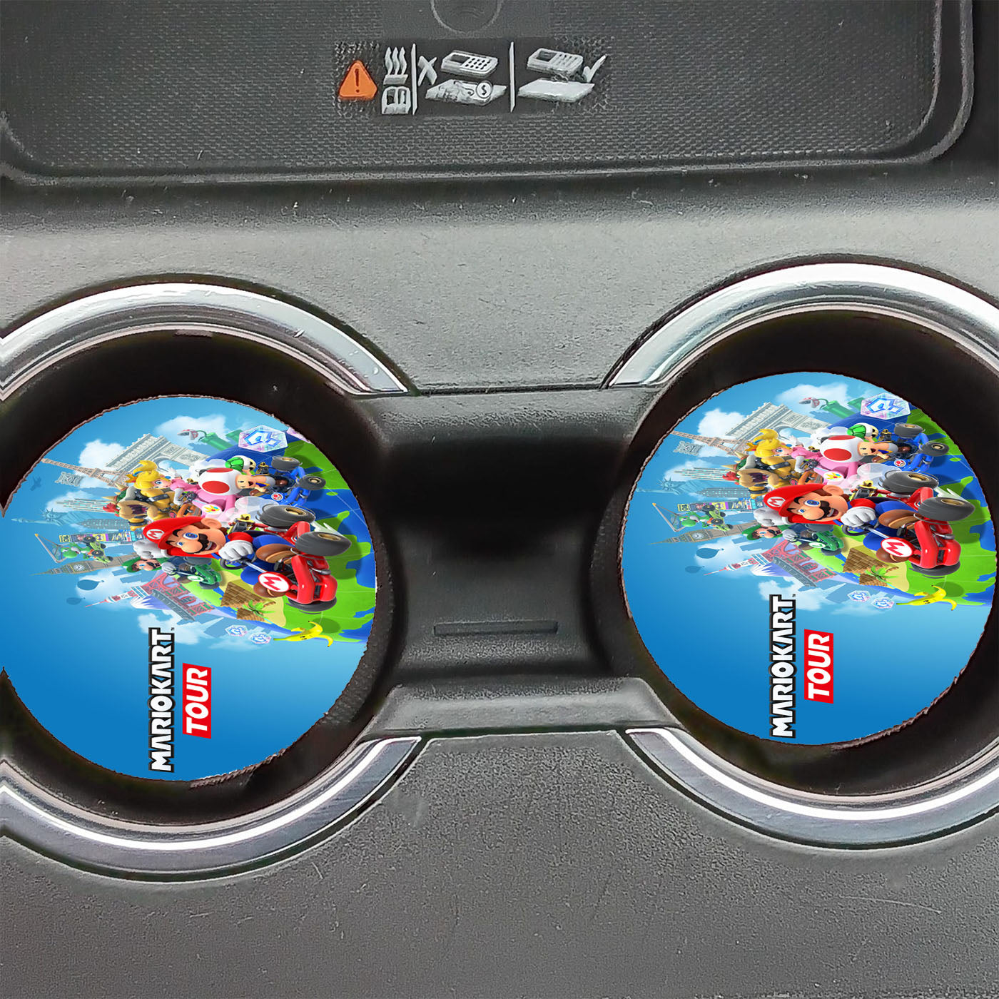Mariokart Tour Nintendo Wallpaper Car Coasters