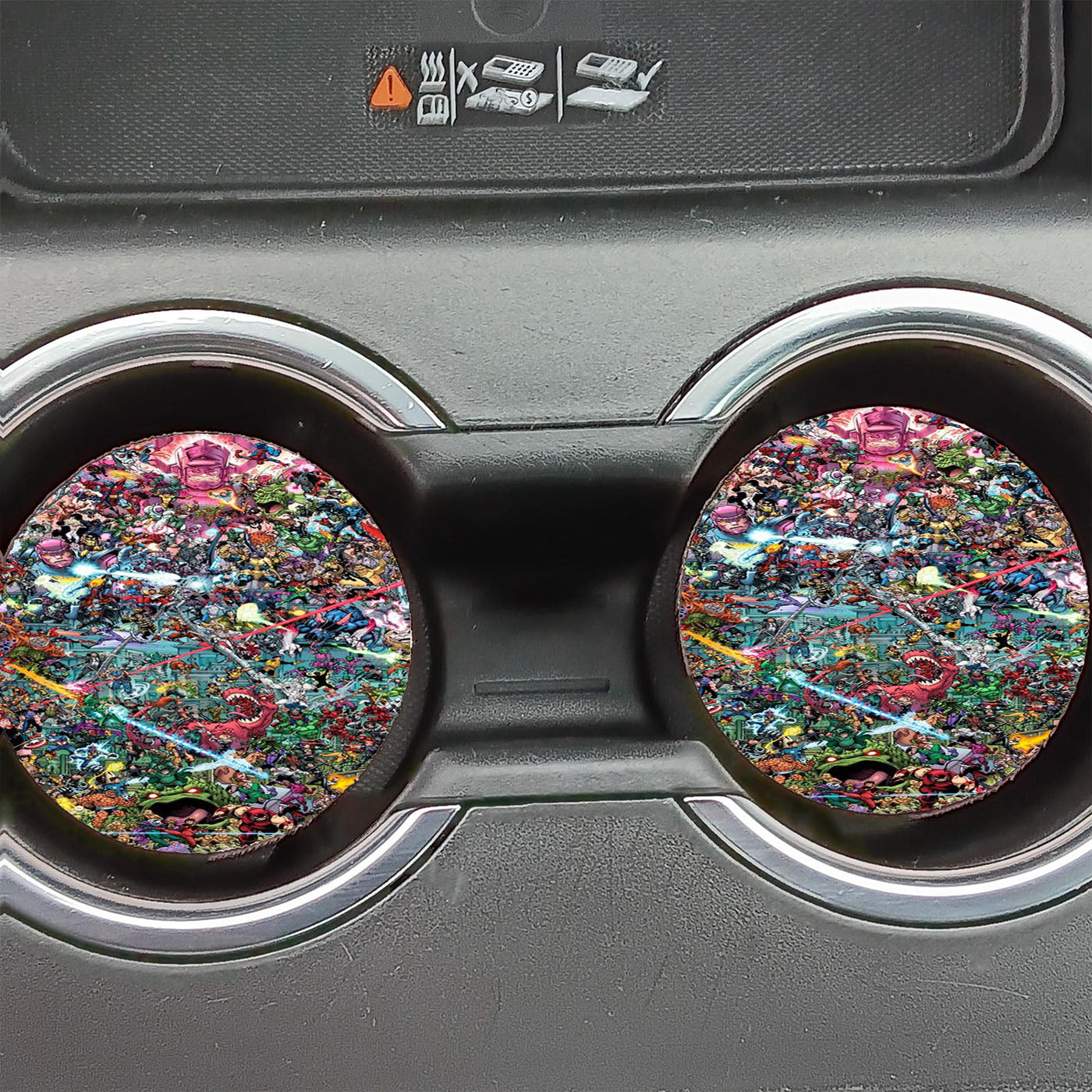 Marvel Comic All Character Collection Car Coasters