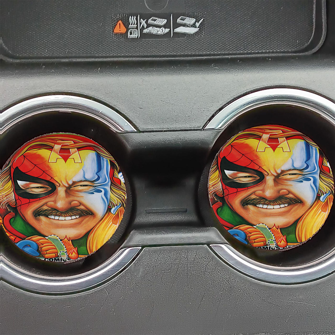 Marvel Comics Group Excelsior Stan Lee Car Coasters