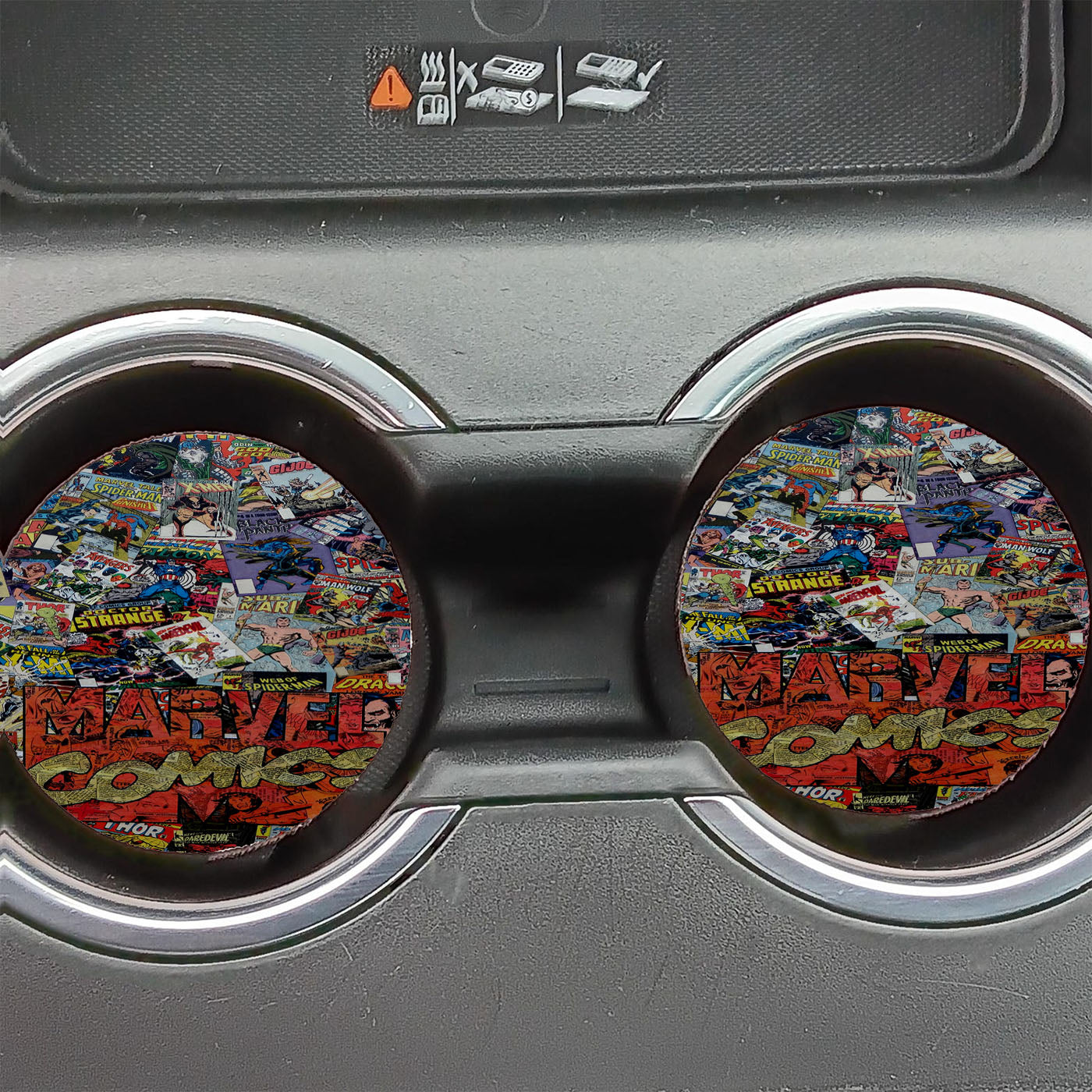 Marvel Comics Super Herro Car Coasters
