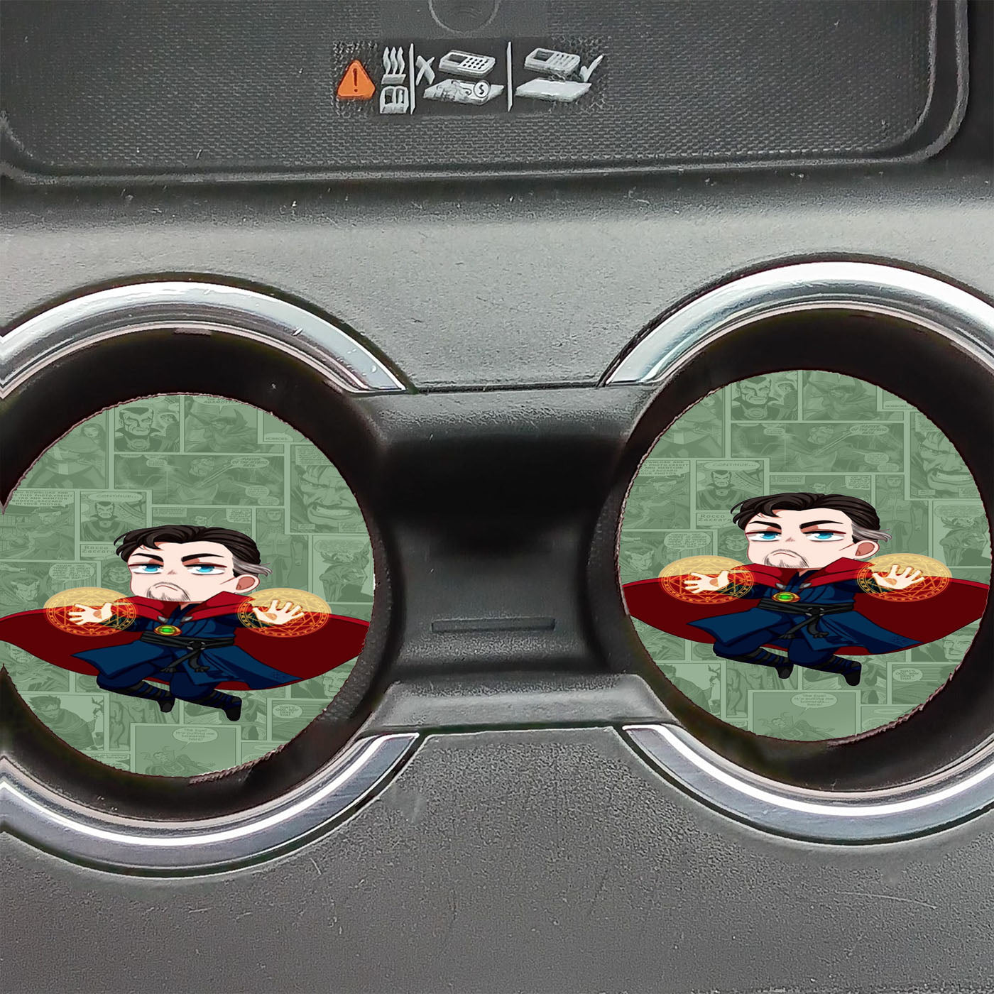 Marvel Studio Doctor Strange Comic Car Coasters