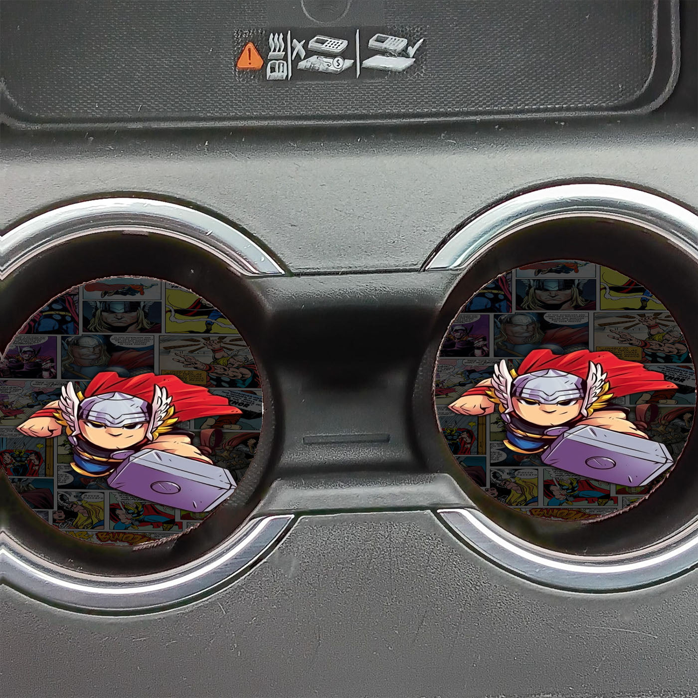 Marvel Studio Thor Comic Car Coasters