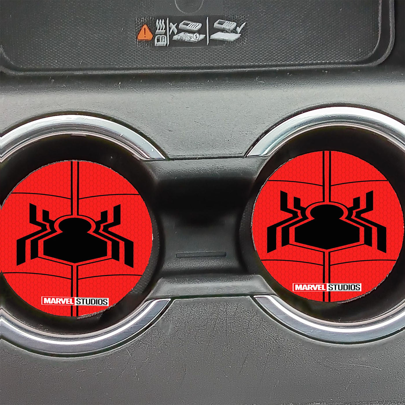 Marvel Studios Spiderman Homecoming Logo Car Coasters