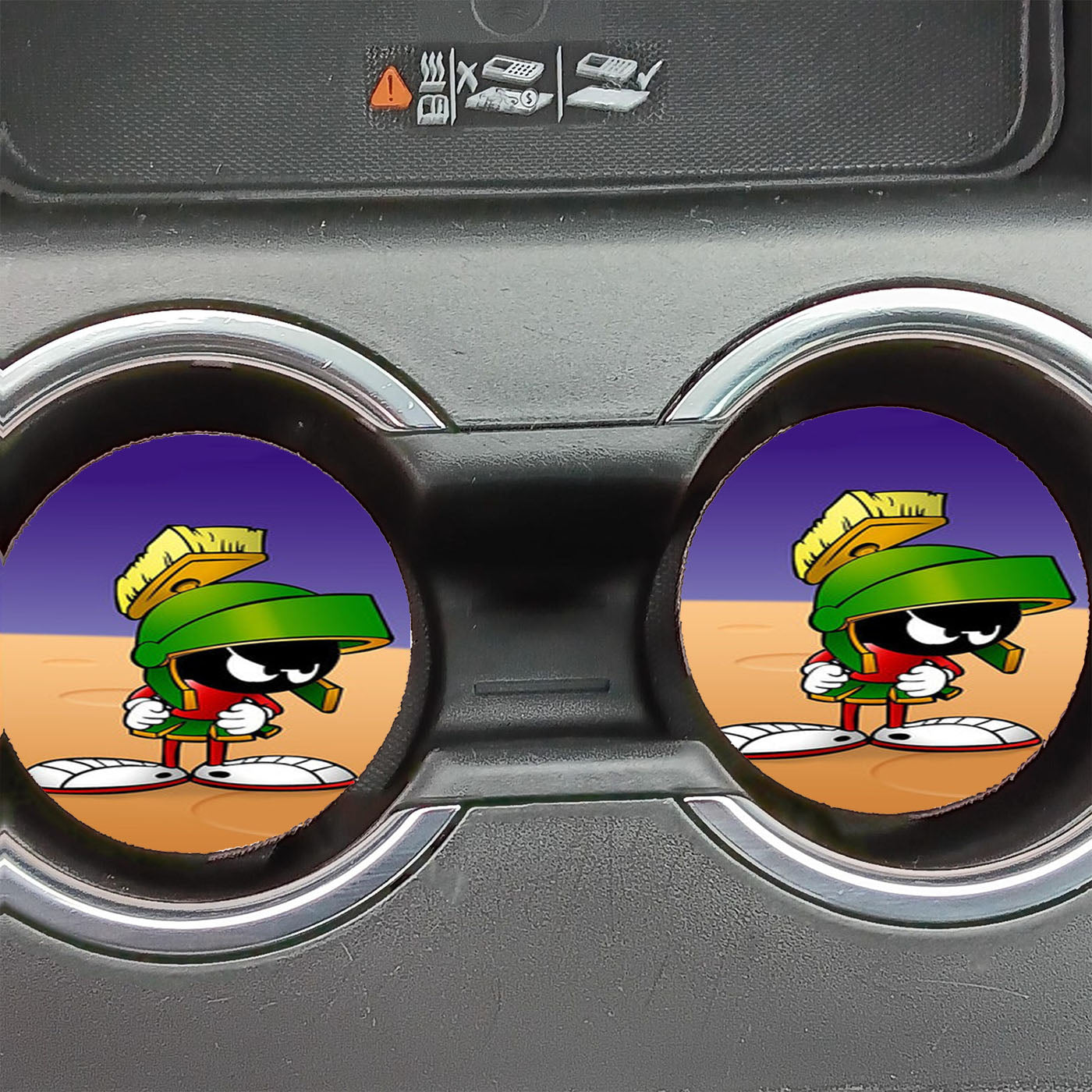 Marvin The Martian Looney Tunes Car Coasters