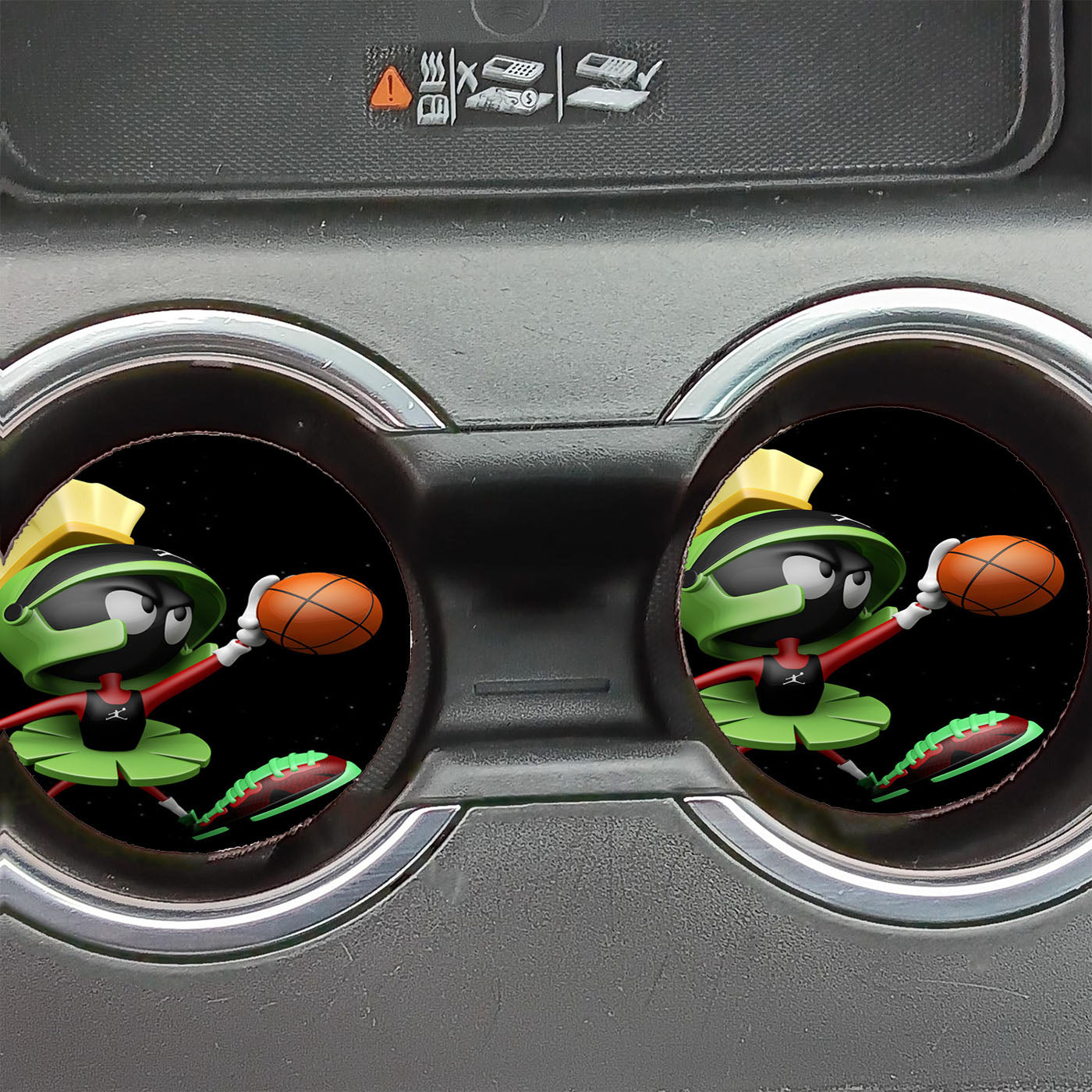 Marvin The Martian Basket Jordan Car Coasters