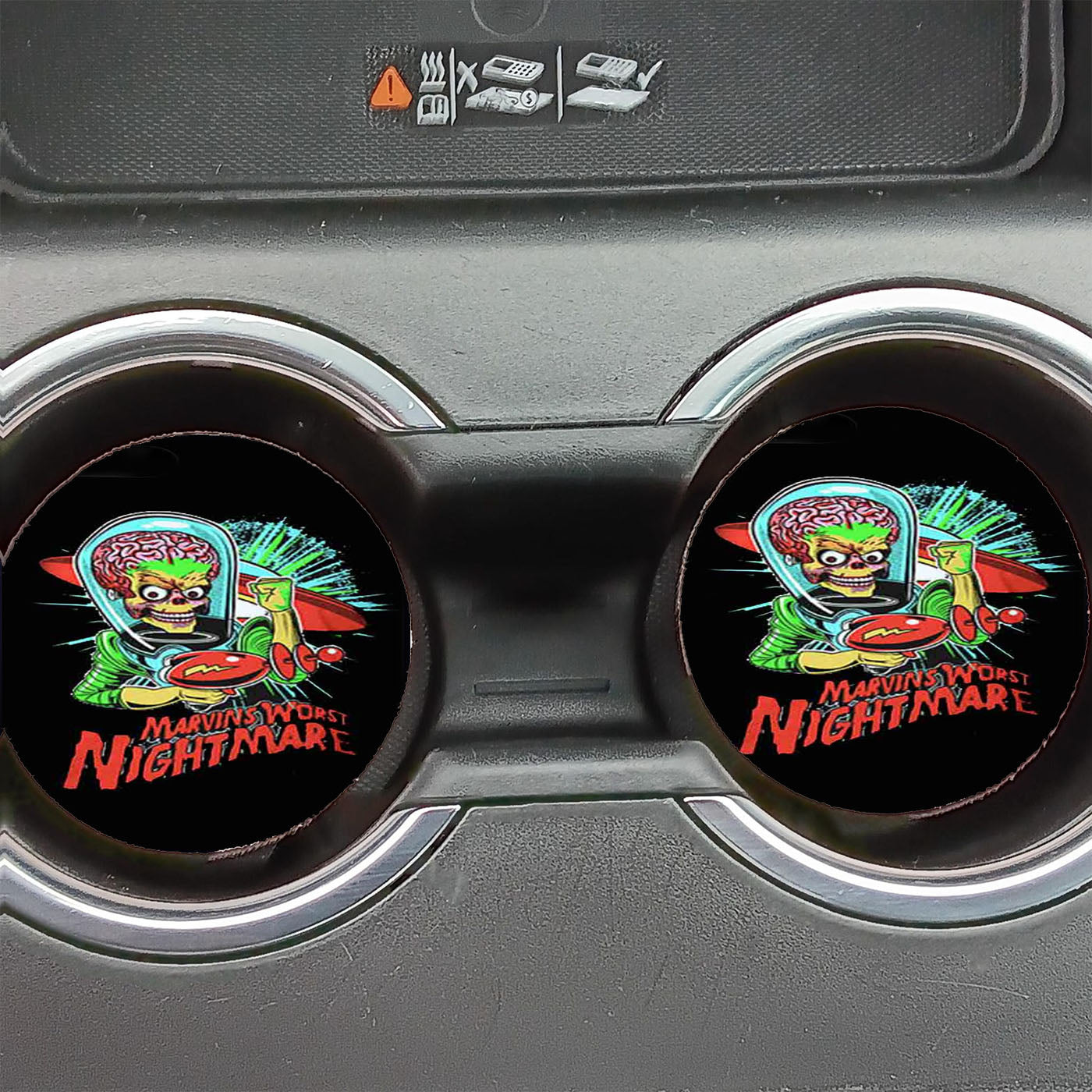 Marvin The Martian Nightmare Car Coasters