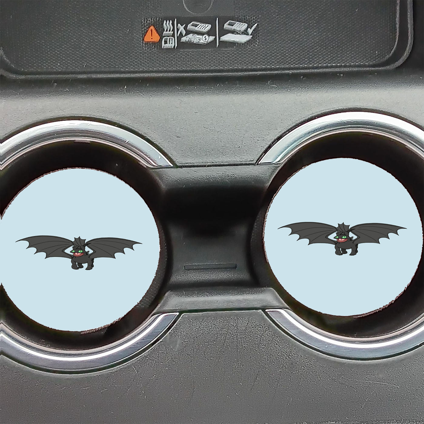 Mating Toothless Dance Car Coasters