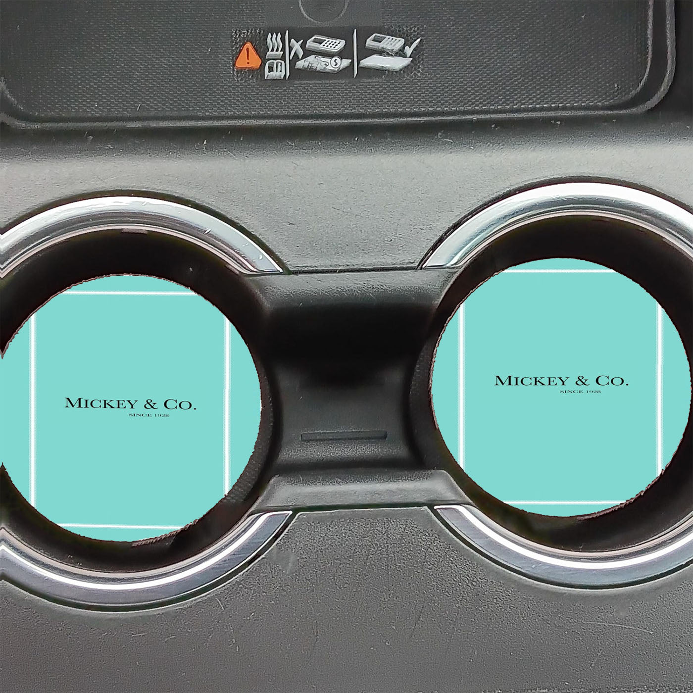 Mickey & Co Tiffany Since 1928 Car Coasters