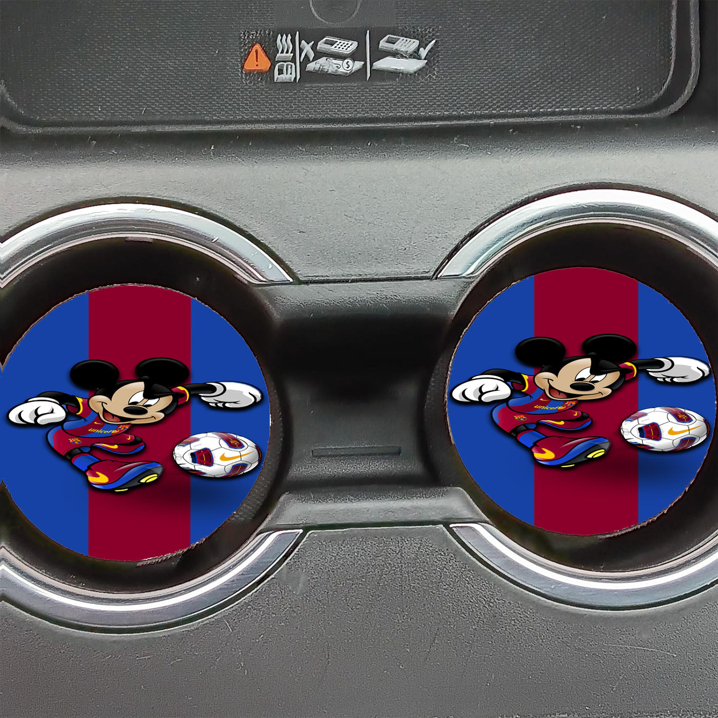 Mickey Barcelona Car Coasters
