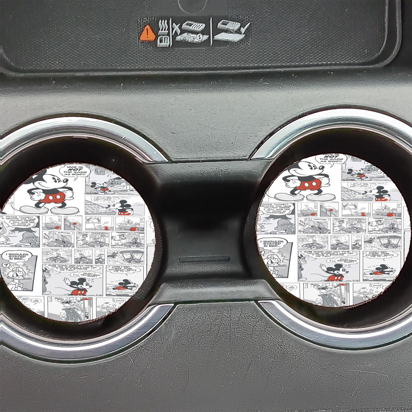 Mickey Disney Comic Car Coasters