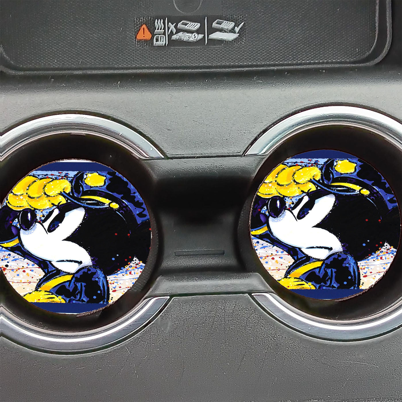 Mickey Disney Police Car Coasters