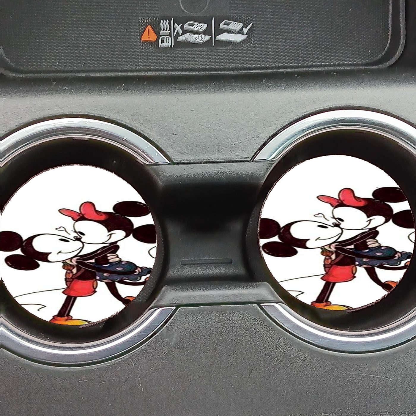 Mickey Minnie Lift Car Coasters