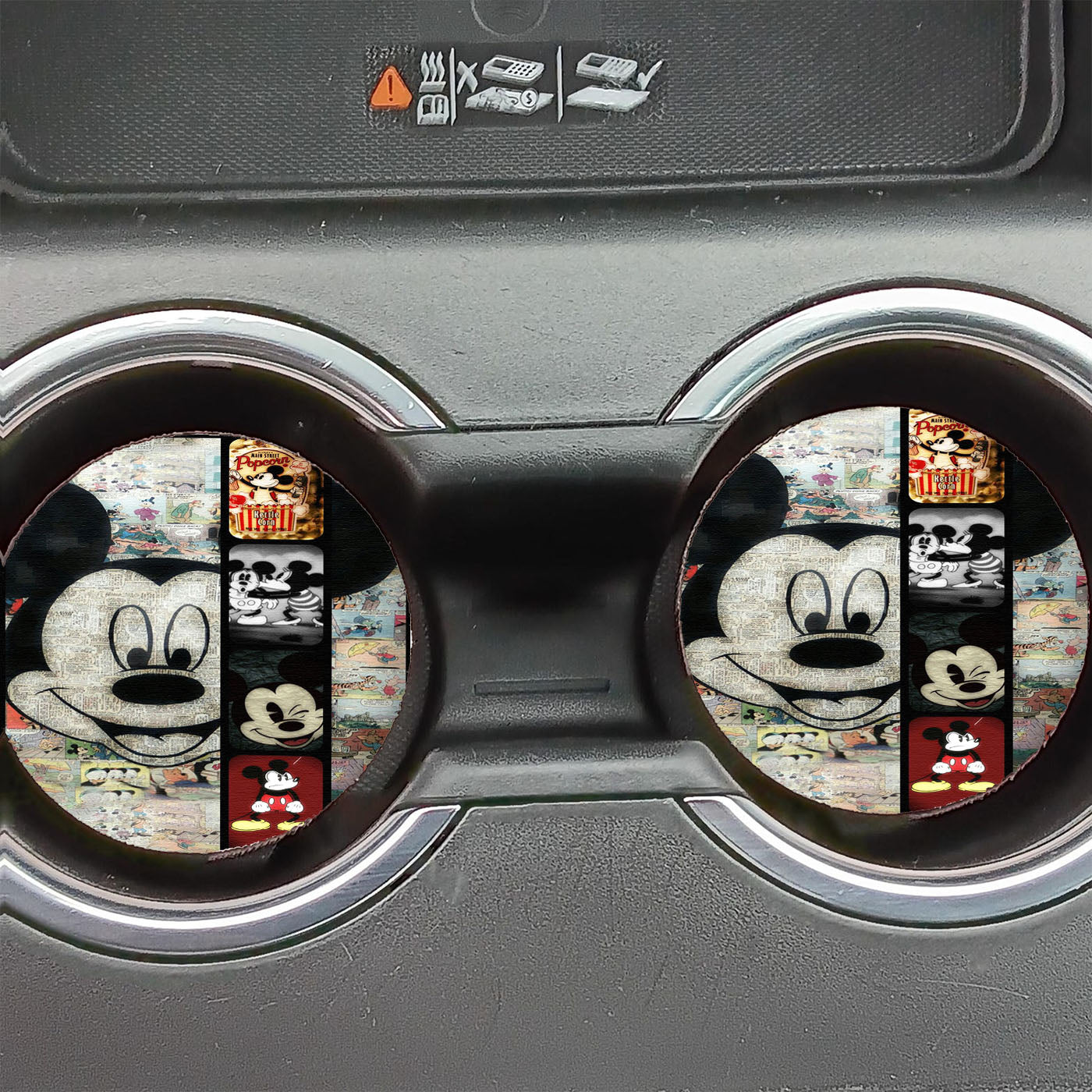 Mickey Mouse And Disney Comic Car Coasters