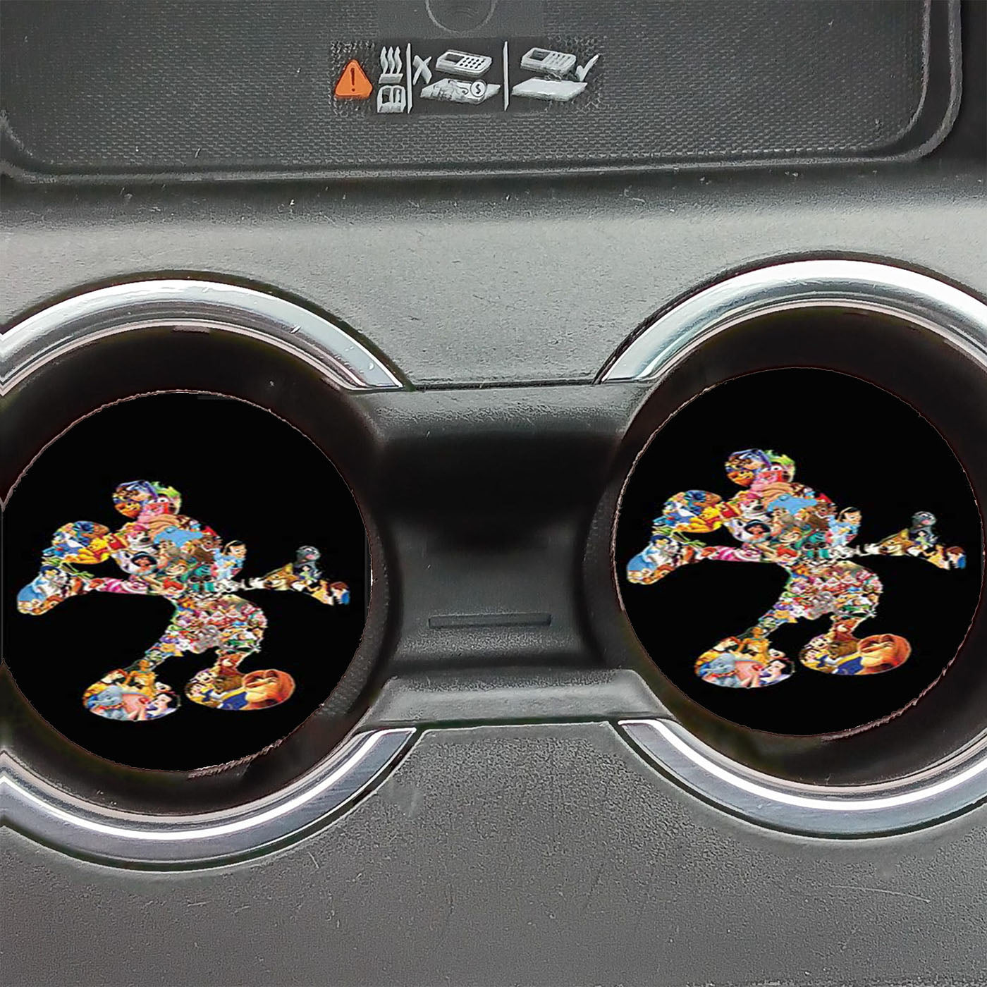 Mickey Mouse Characters Car Coasters