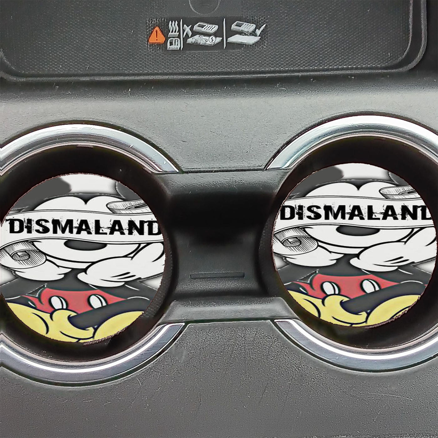Mickey Mouse Dismaland Car Coasters
