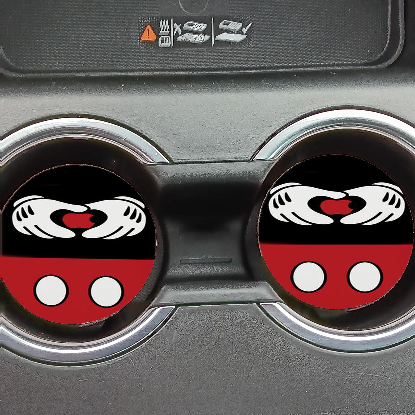 Mickey Mouse Disney Inspired Car Coasters