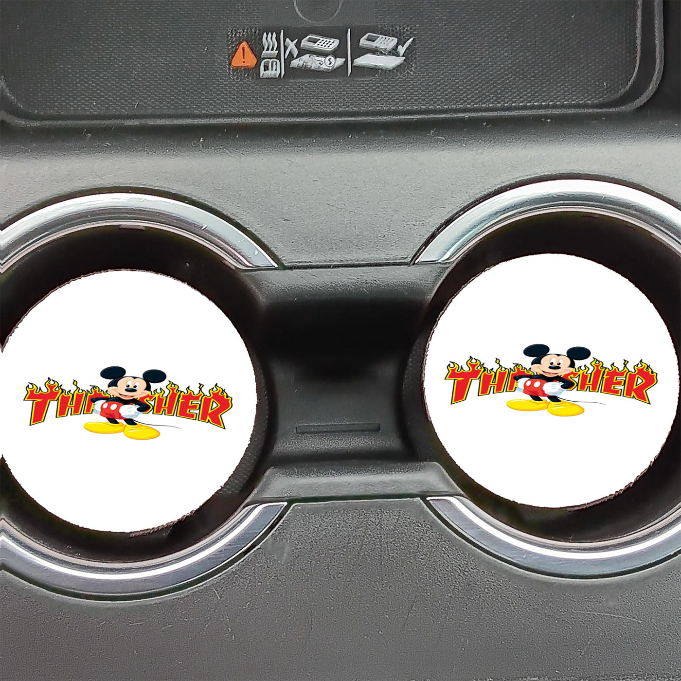Mickey Mouse Disney Thrasher Car Coasters