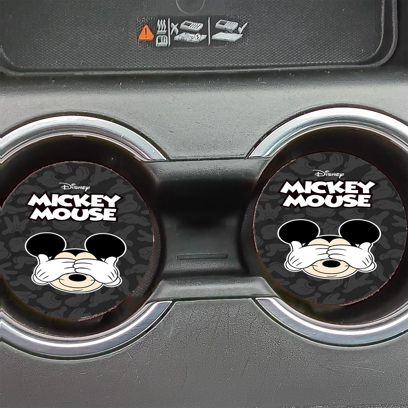 Mickey Mouse Hands Car Coasters