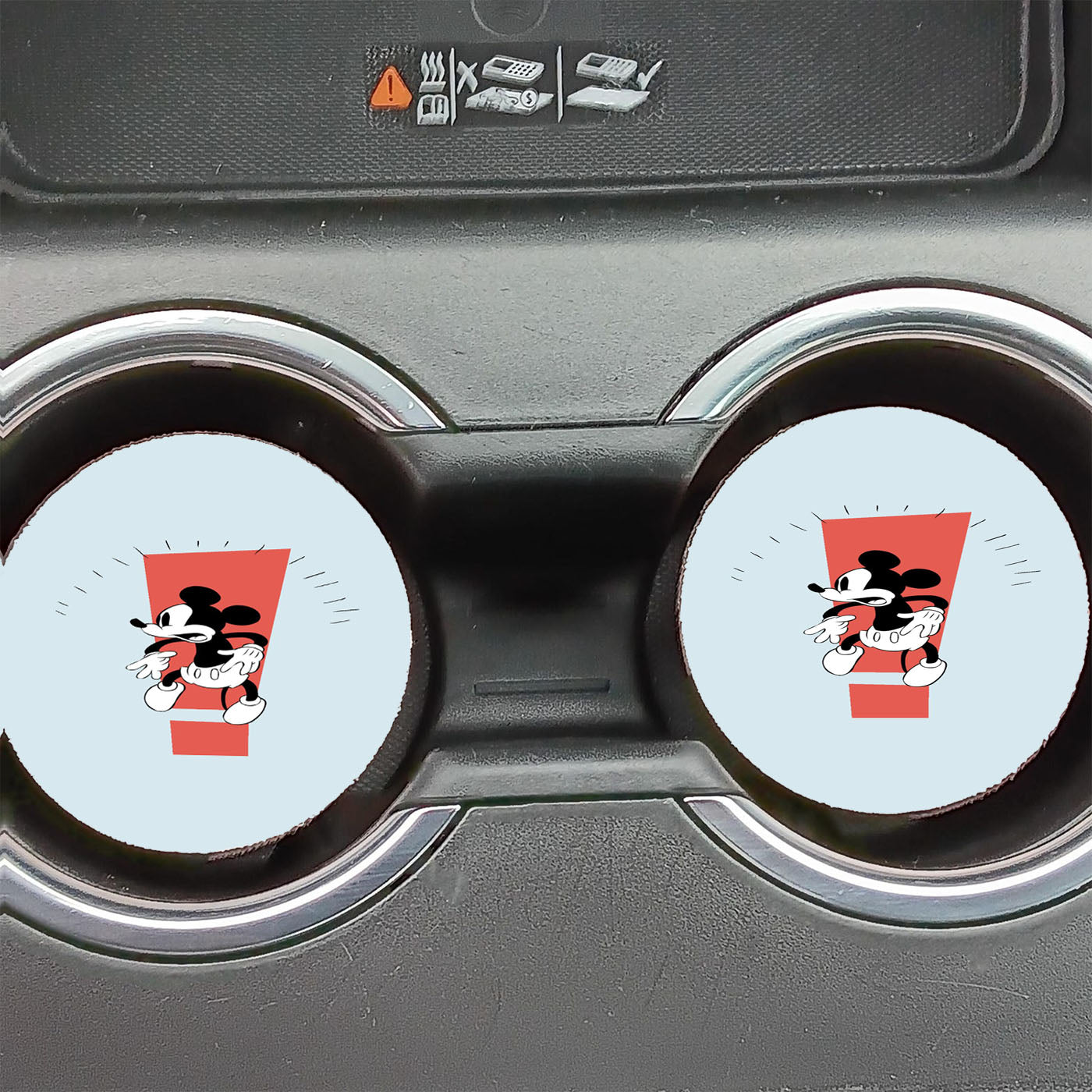 Mickey Mouse Minima Car Coasters