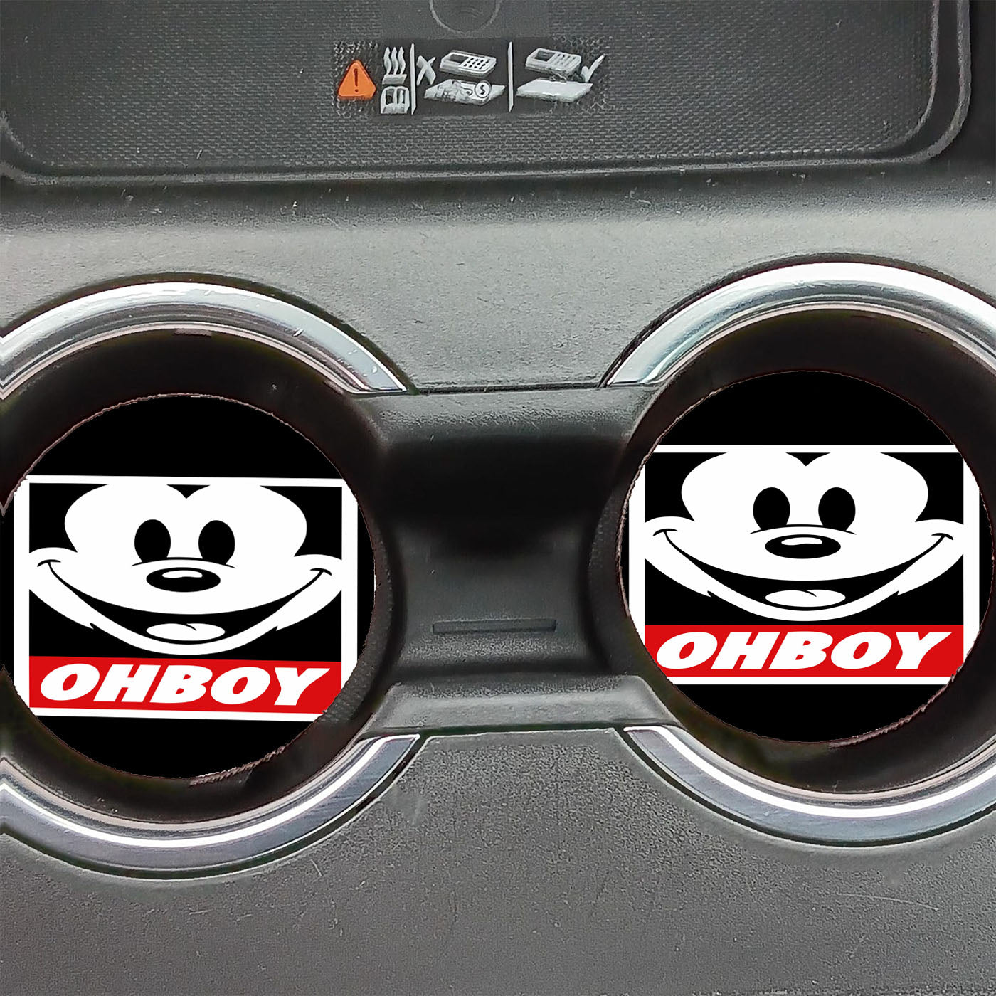 Mickey Mouse Ohboy Car Coasters