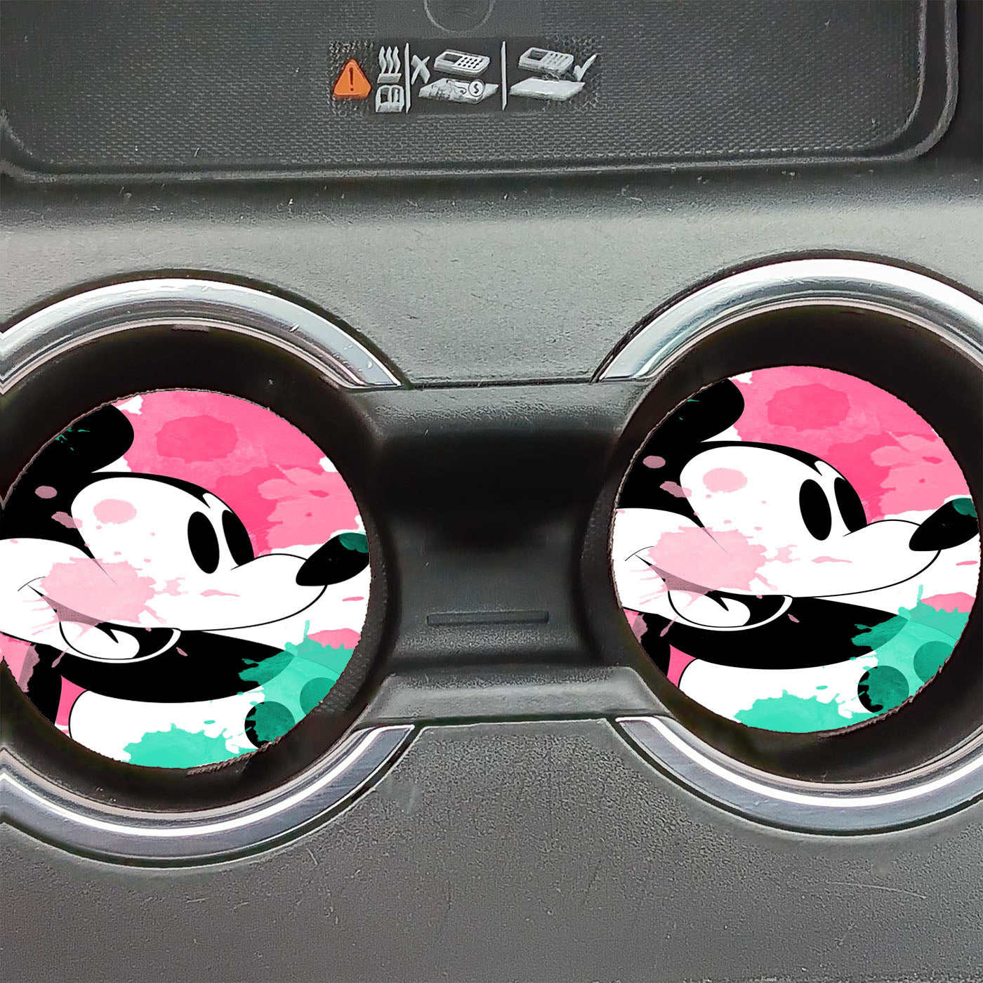 Mickey Mouse Splash P Car Coasters