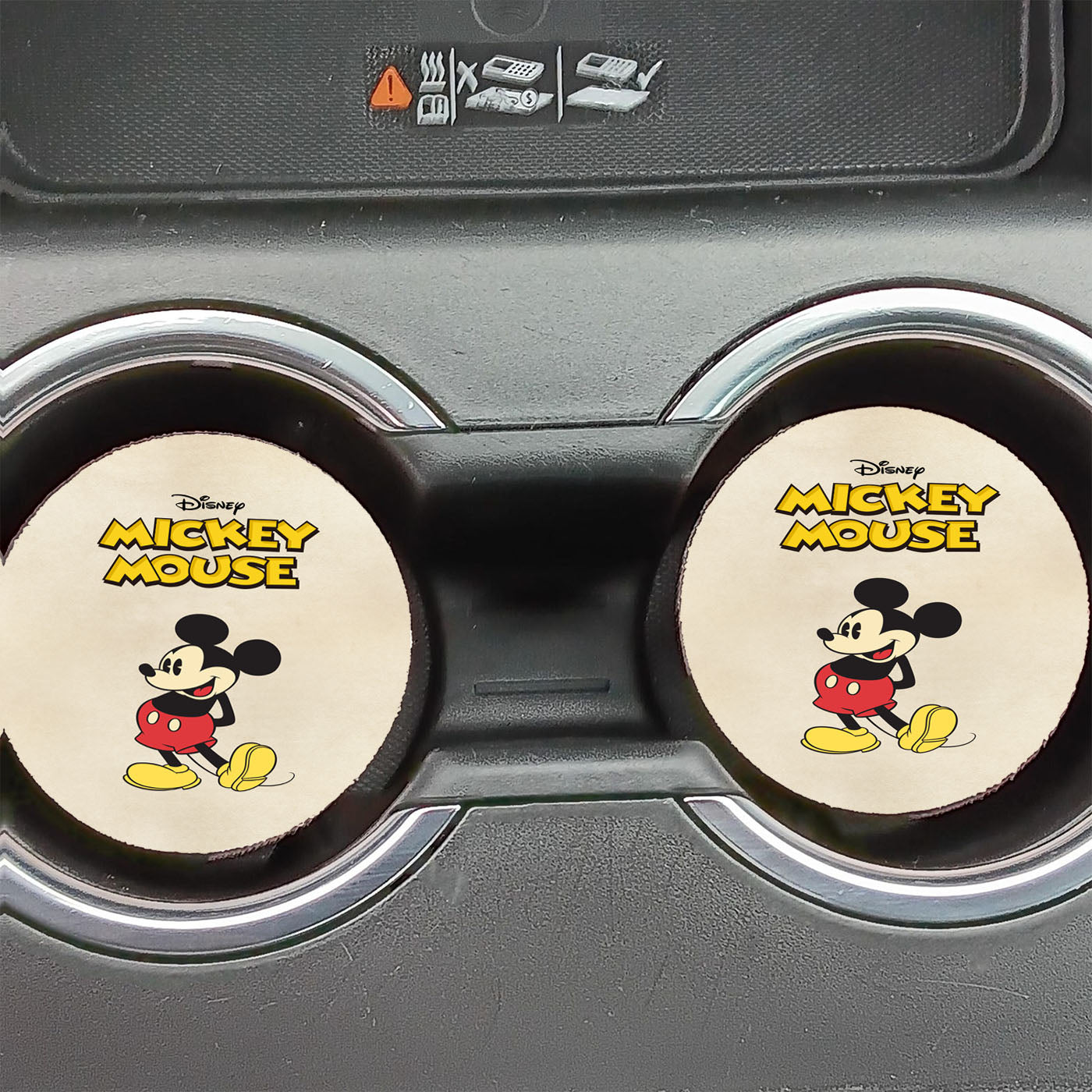Mickey Mouse Vintage Style Car Coasters