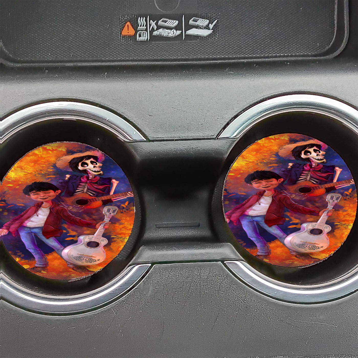 Miguel And Hector Coco Disney Movie Car Coasters