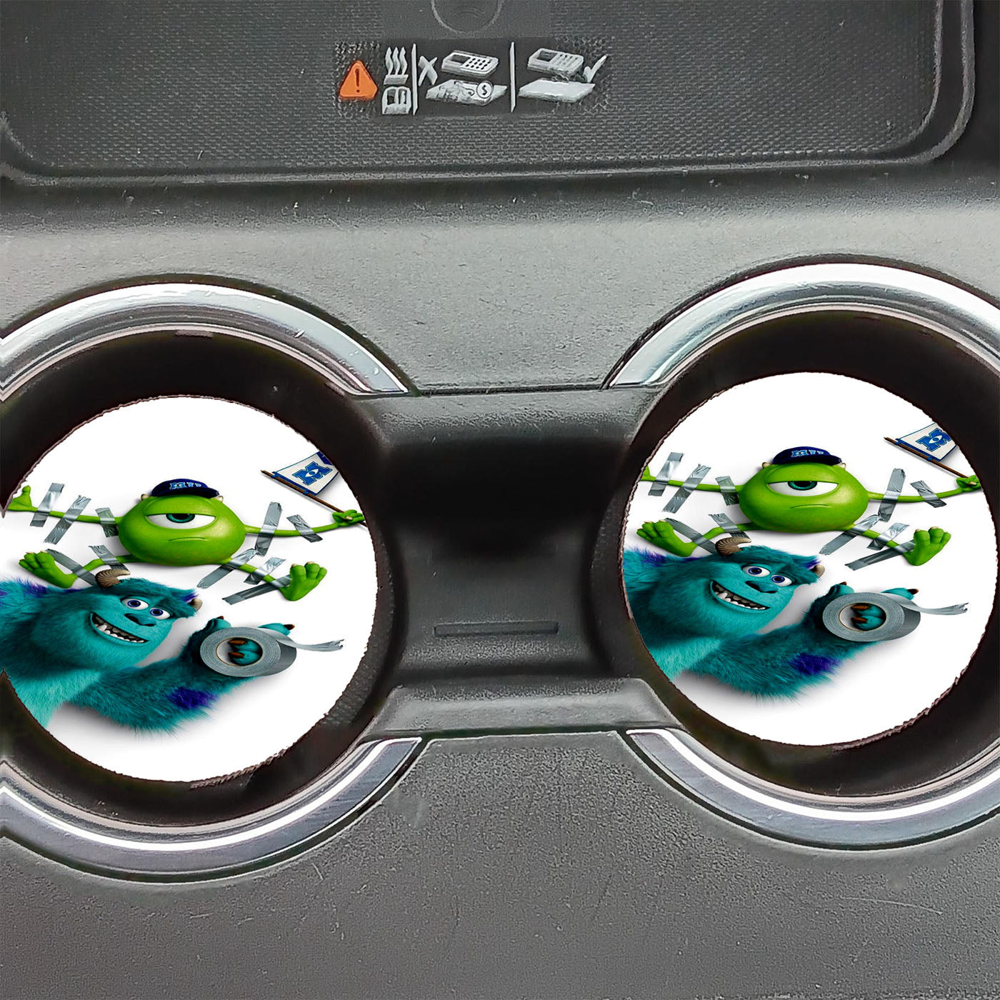 Mike And Sulley Monsters University Car Coasters