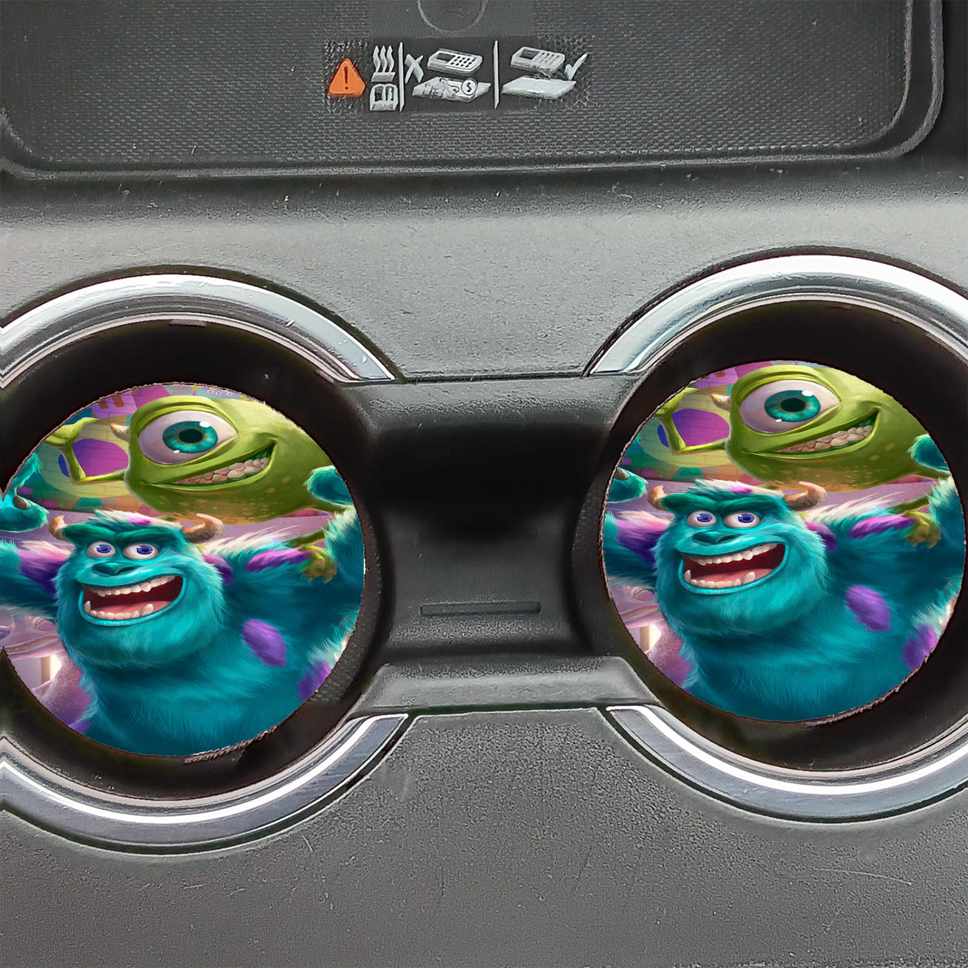 Mike And Sullivan Monster Inc Car Coasters