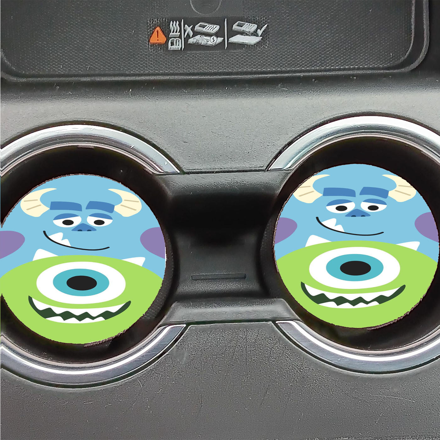 Mike And Sully Monster University Car Coasters